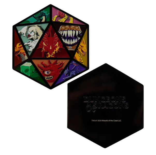 Dungeons & Dragons : Limited Edition Collectible D20 Metal Medallion