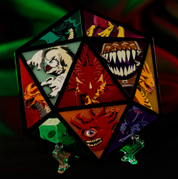 Dungeons & Dragons : Limited Edition Collectible D20 Metal Medallion