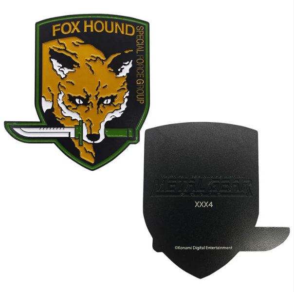 Metal Gear Solid : FOXHOUND Limited Edition Collectible Metal Insignia Ingot