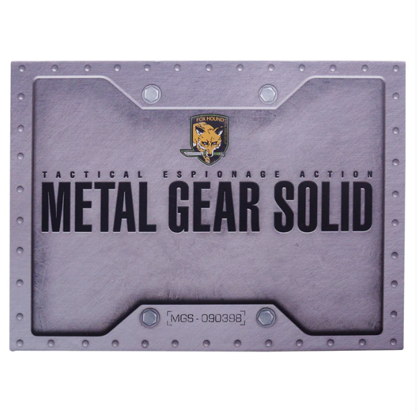 Metal Gear Solid : Set Of 3 Metal Keycards Limited Edition Collectible Boxset