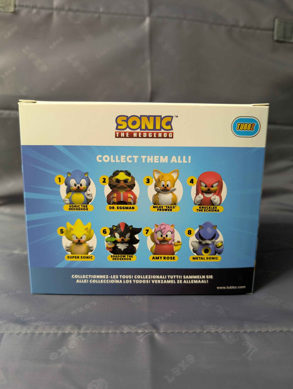 Sonic the Hedgehog : Sonic Tubbz Cosplay Duck Boxed Edition