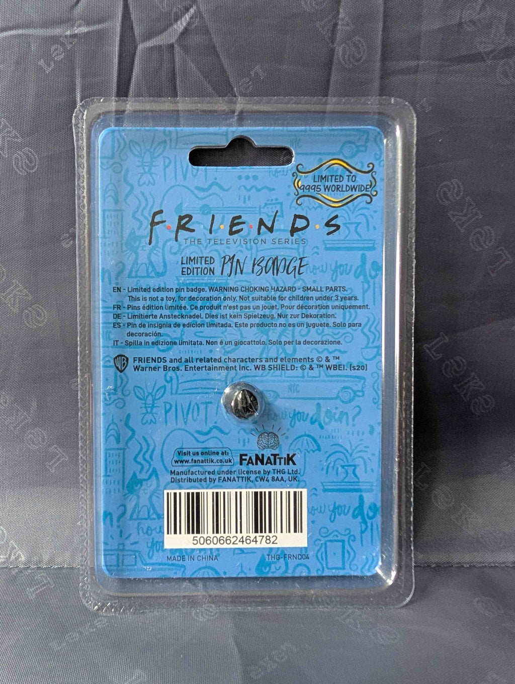 Friends : Phoebe Regina Phalange Limited Edition Collectible Pin Badge