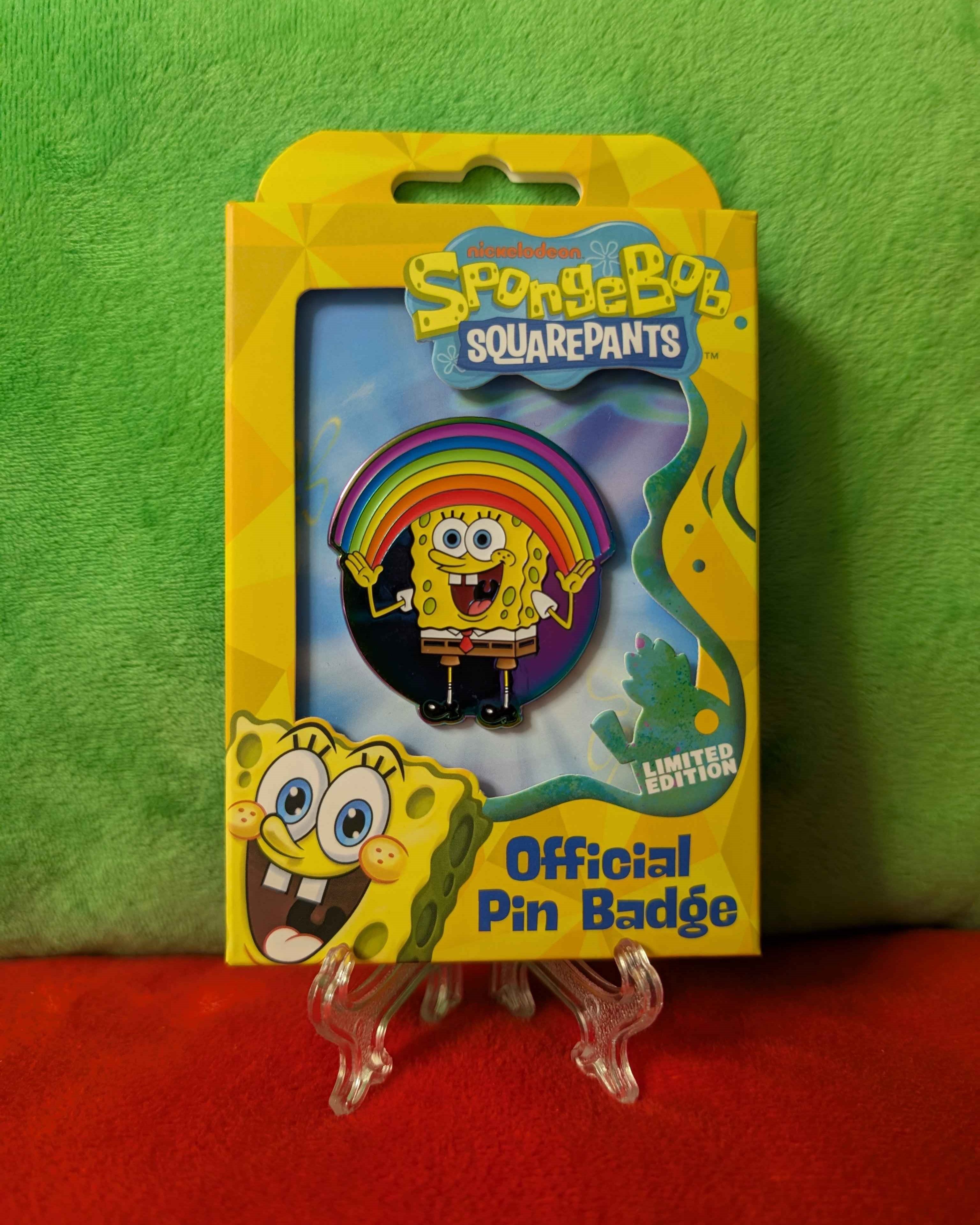 SpongeBob SquarePants : Limited Edition Collectible Rainbow Pin Badge