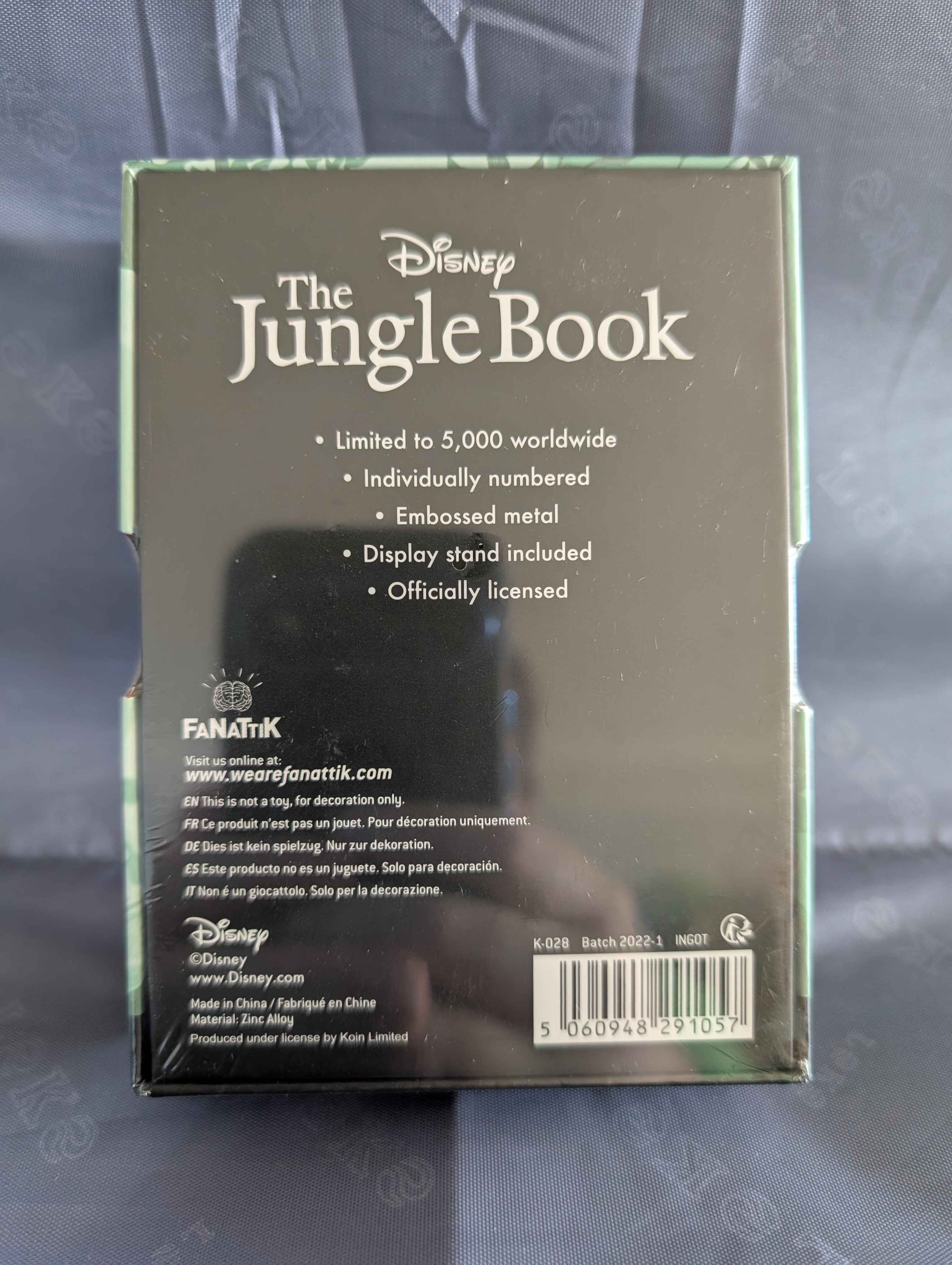 Disney : Limited Edition Collectible The Jungle Book Ingot
