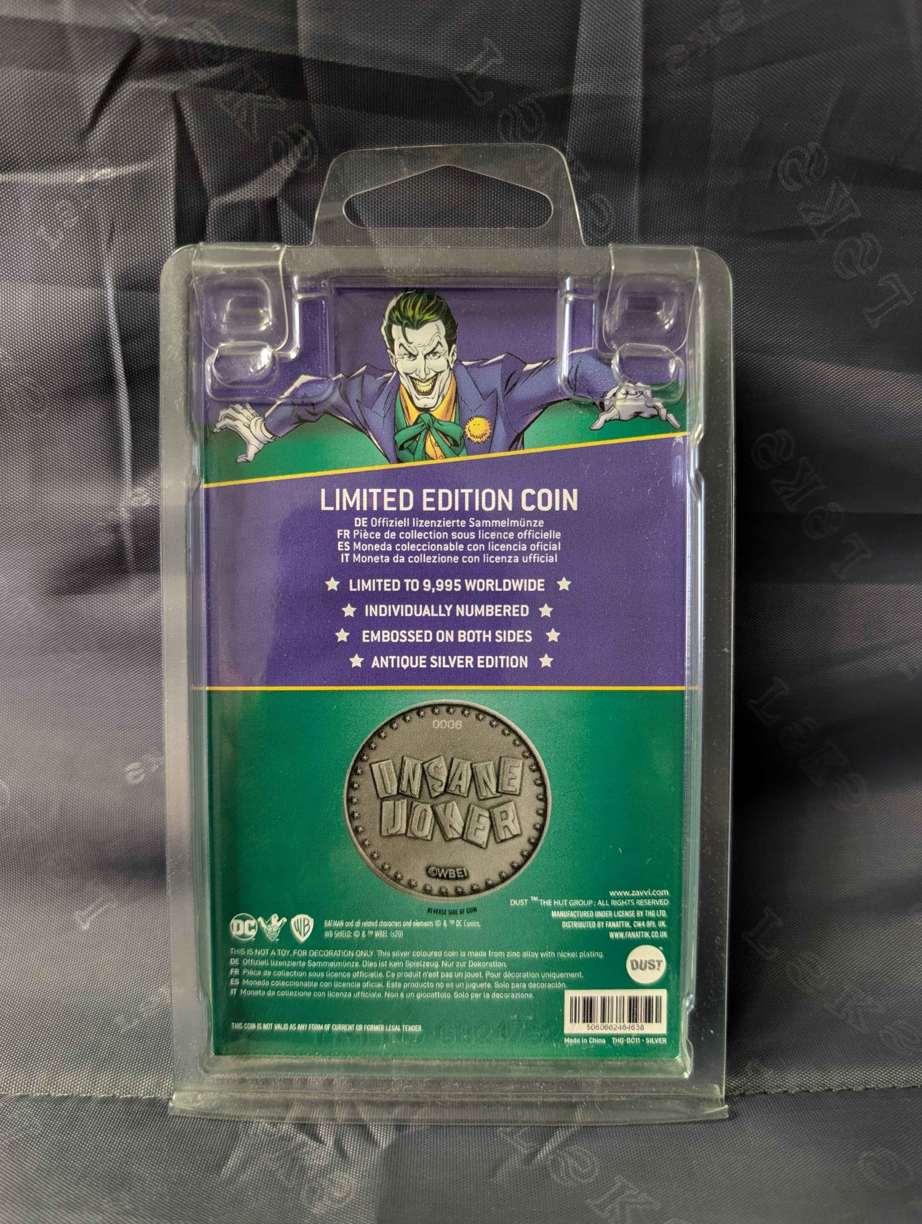 DC Comics : Joker Limited Edition Collectible Coin
