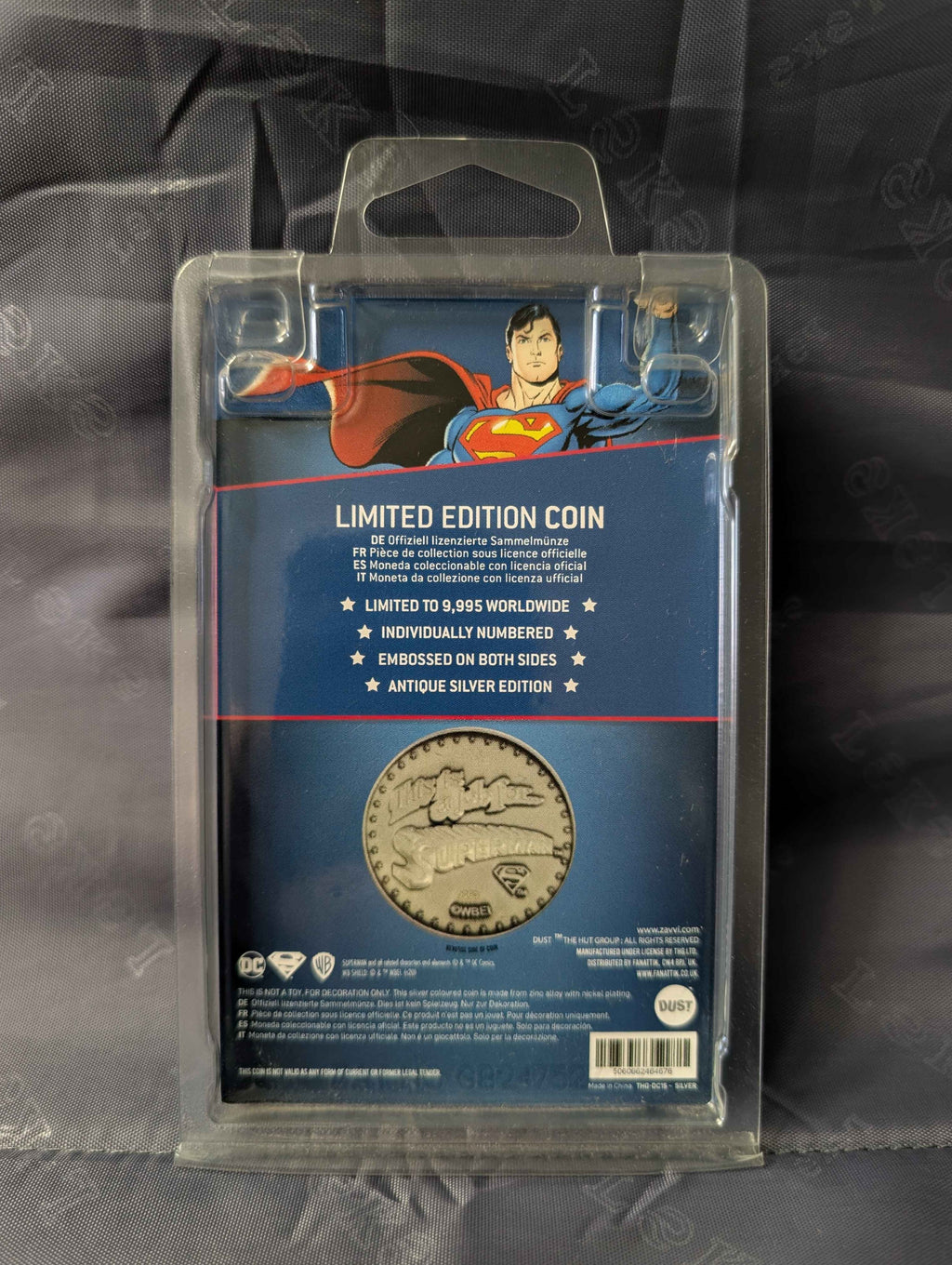 DC Comics : Superman Limited Edition Collectible Coin