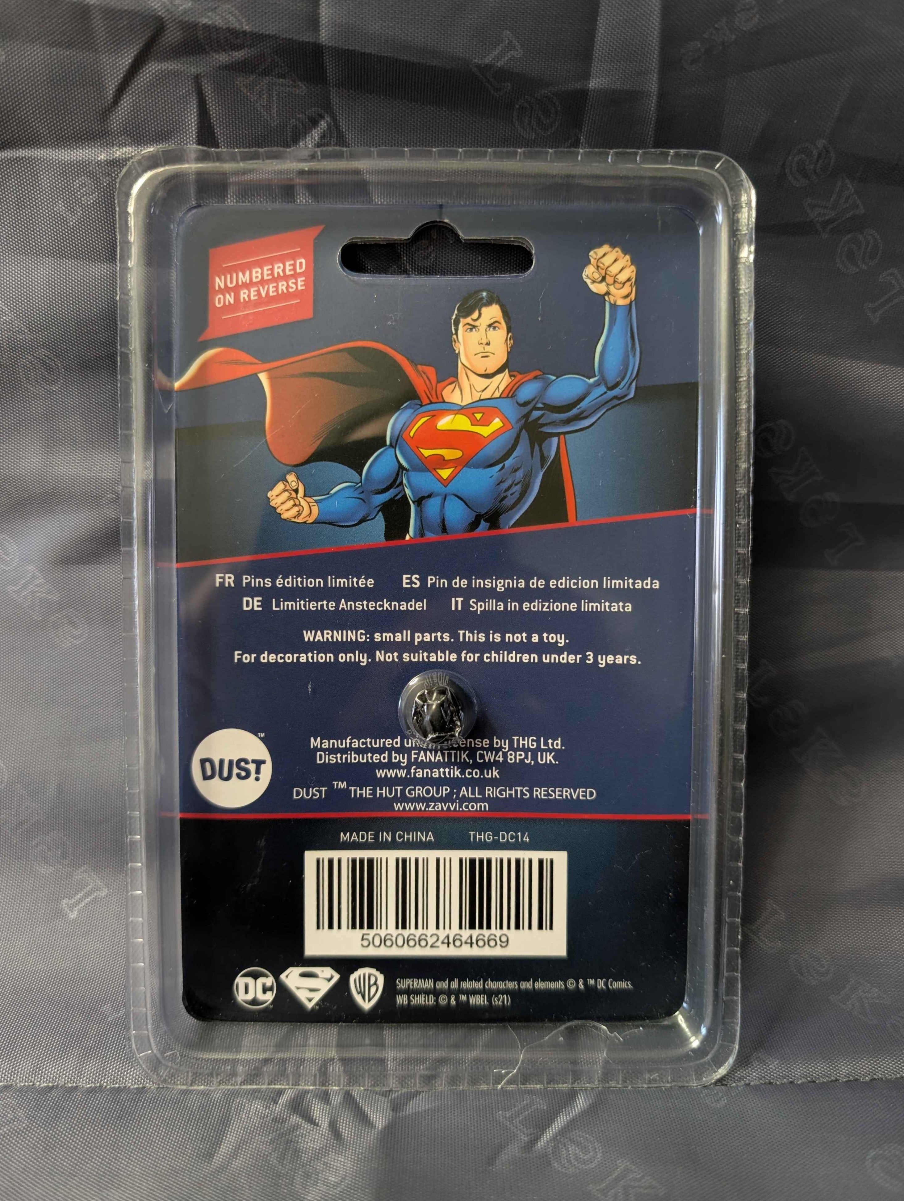 DC Comics : Superman " This Is A Job For .... " Limited Edition Pin Badge