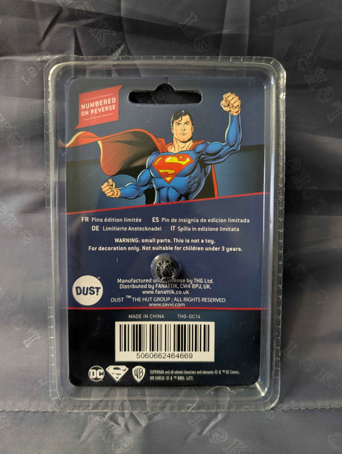 DC Comics : Superman " This Is A Job For .... " Limited Edition Pin Badge
