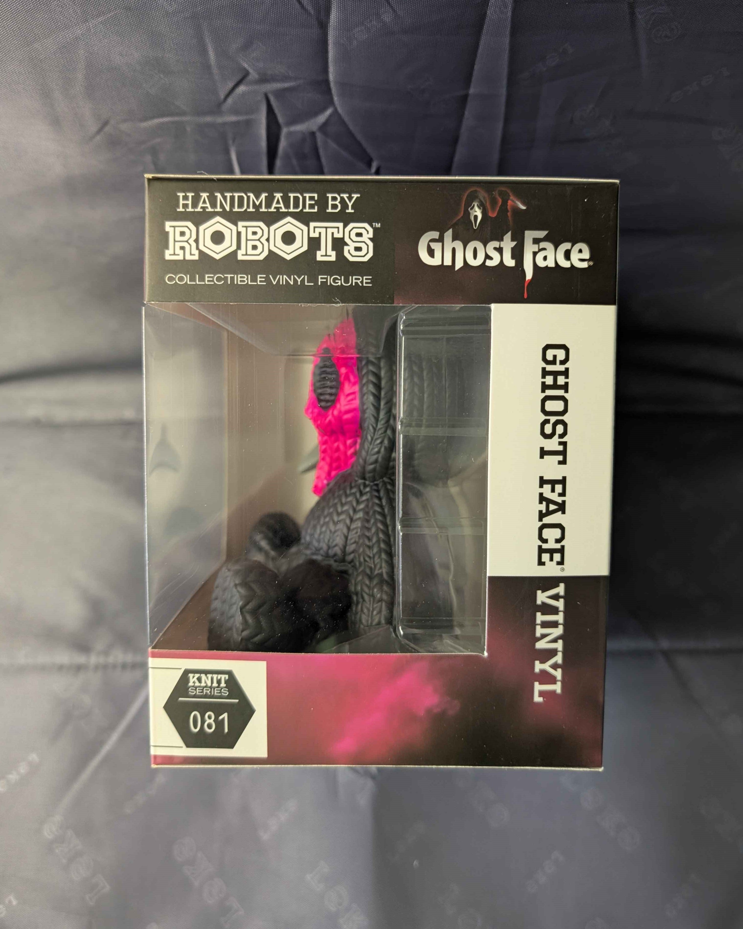 Ghostface Fluorescent Pink Collectible Vinyl Figure from Handmade By Robots
