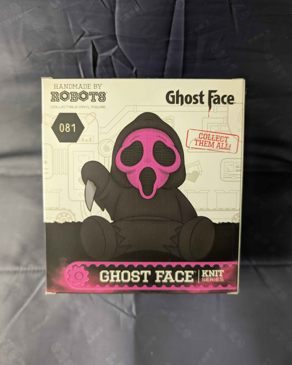 Ghostface Fluorescent Pink Collectible Vinyl Figure from Handmade By Robots