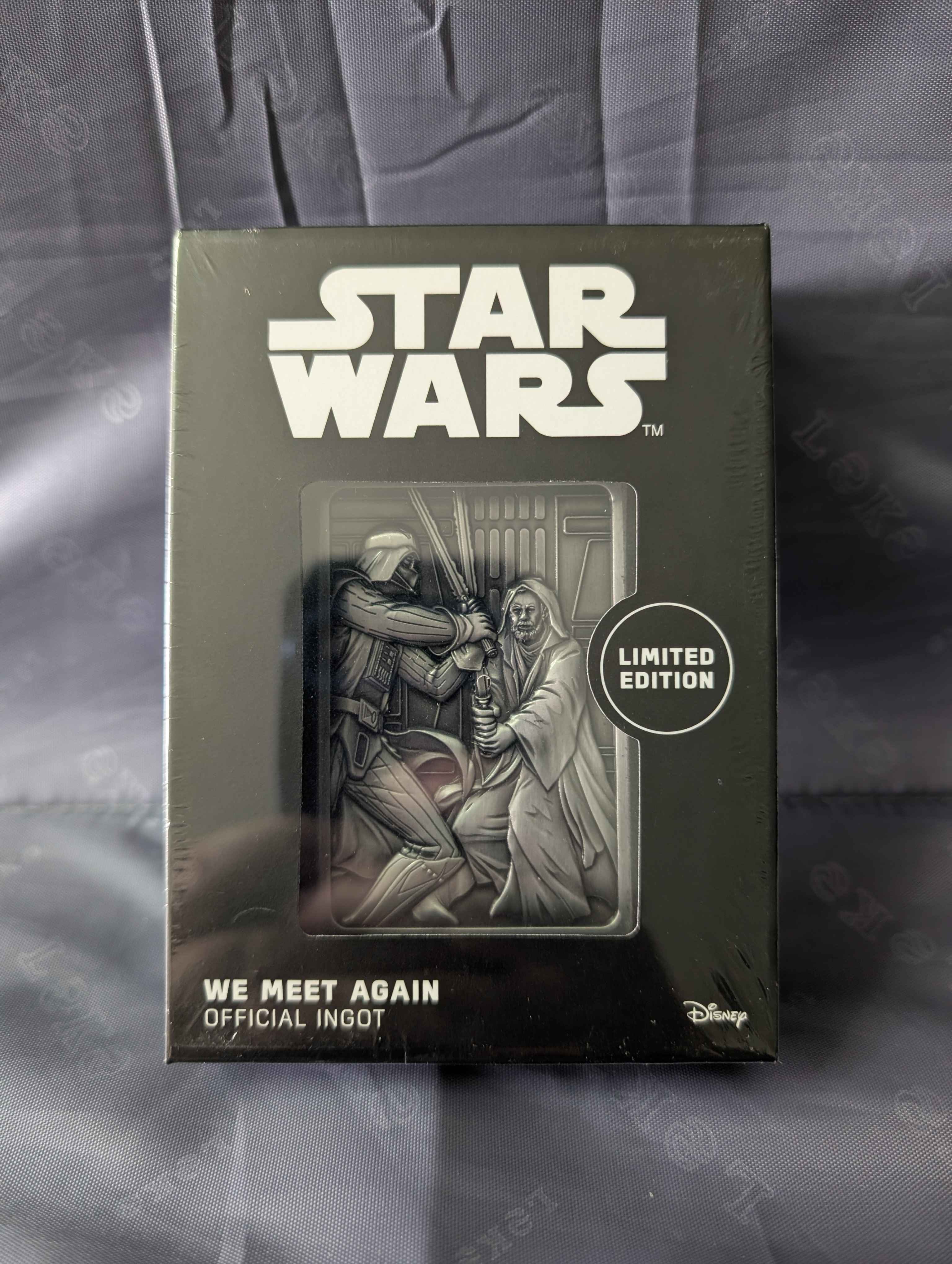 Star Wars : Limited Edition " We Meet Again " Metal Ingot Collectible