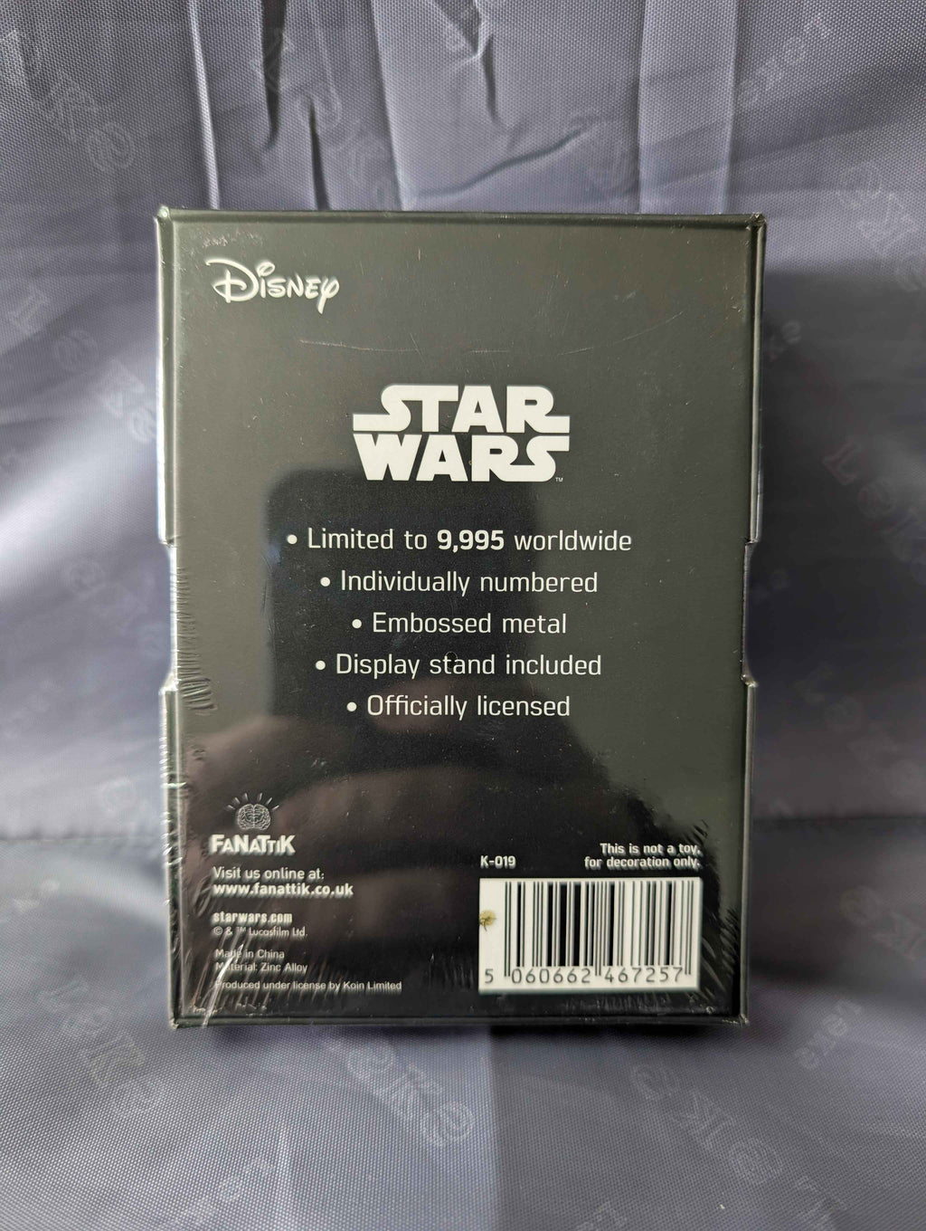 Star Wars : Limited Edition " We Meet Again " Metal Ingot Collectible