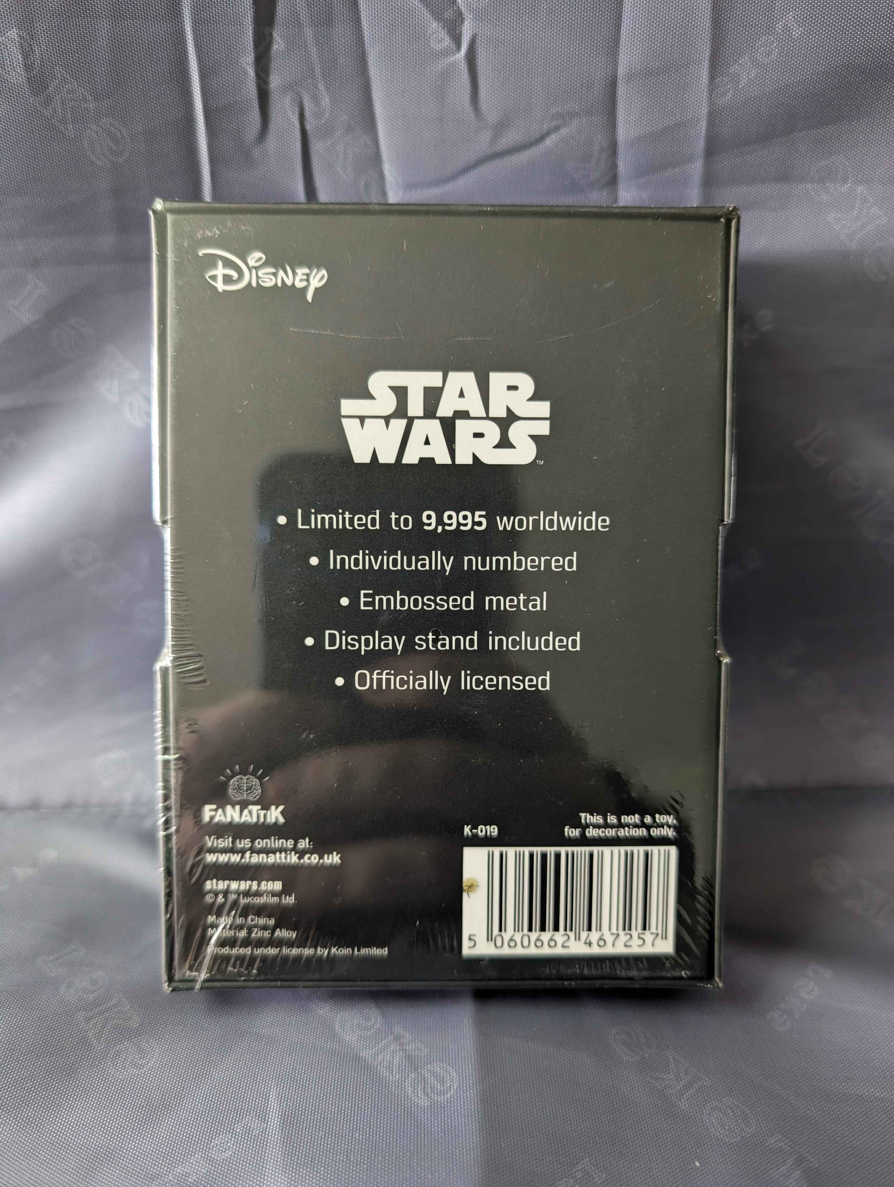 Star Wars : Limited Edition " We Meet Again " Metal Ingot Collectible
