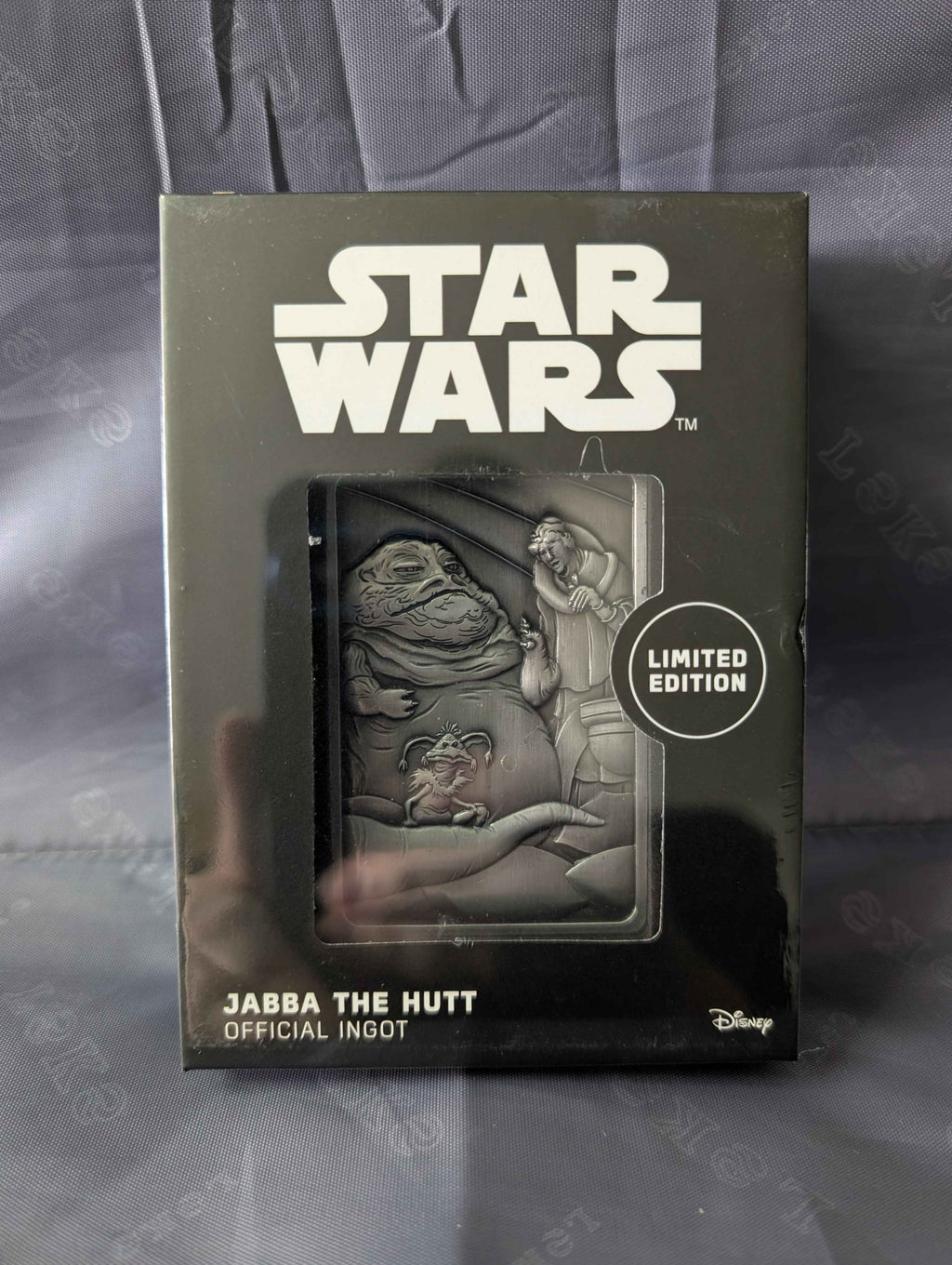 Star Wars : Limited Edition Collectible Jabba the Hut Metal Ingot Collectible