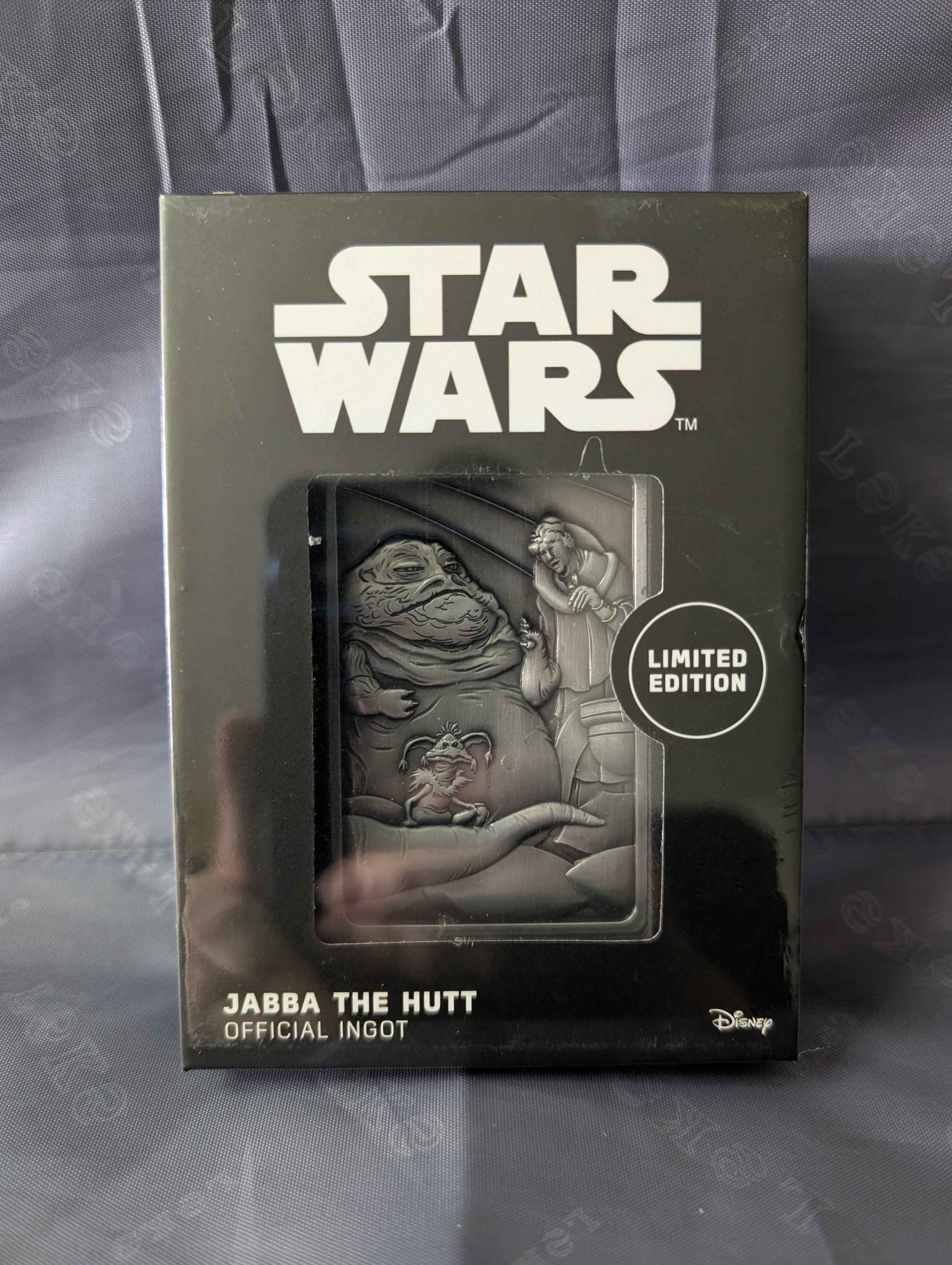 Star Wars : Limited Edition Collectible Jabba the Hut Metal Ingot Collectible
