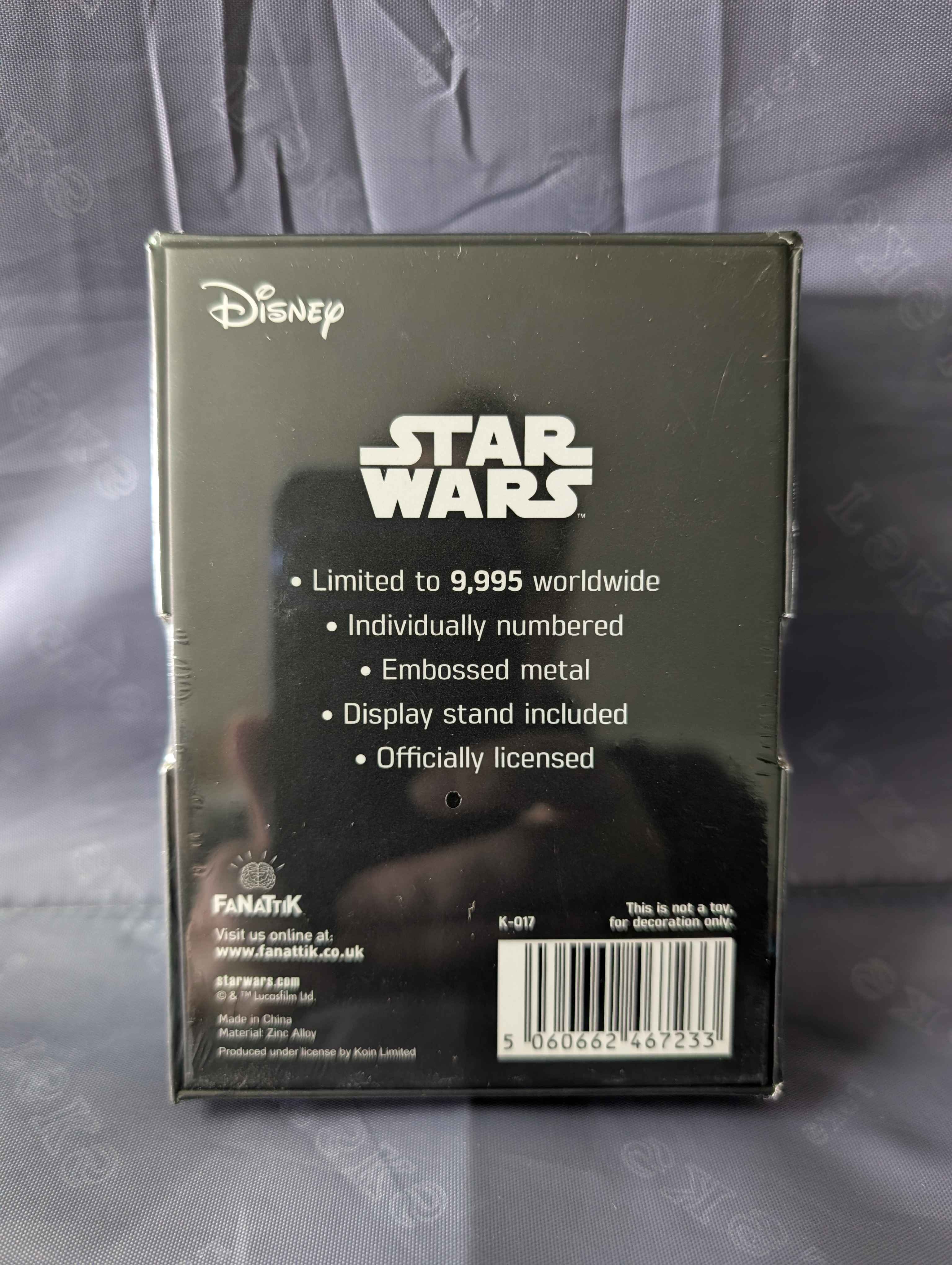 Star Wars : Limited Edition Collectible Jabba the Hut Metal Ingot Collectible