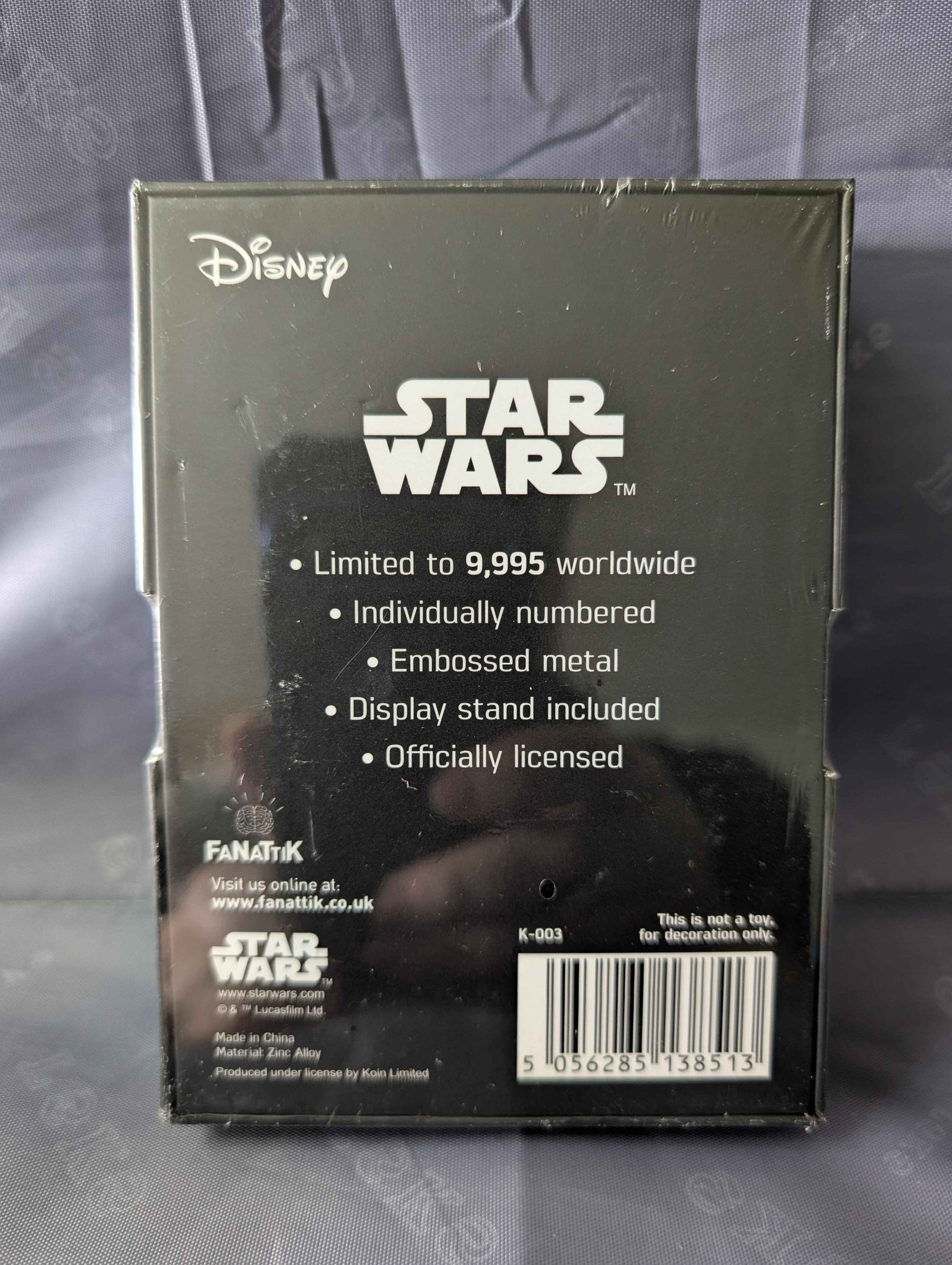 Star Wars : Limited Edition Millennium Falcon Metal Ingot Collectible