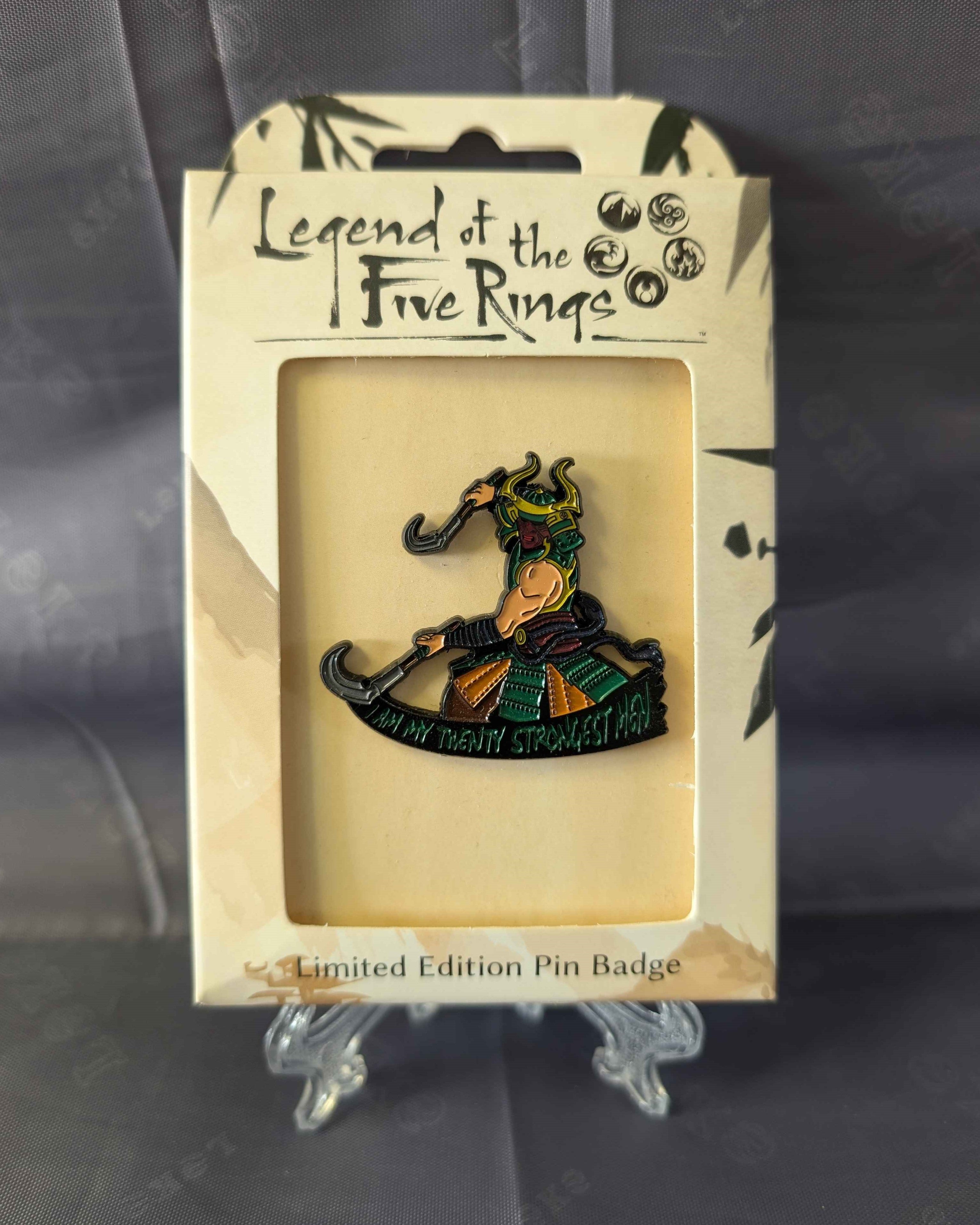Legend of the Five Rings : Limited Edition Collectible Yoritomo Pin Badge