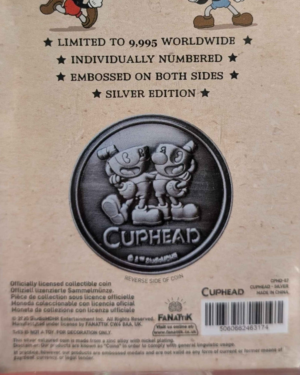 Cuphead : The Devil Limited Edition Collectible Coin