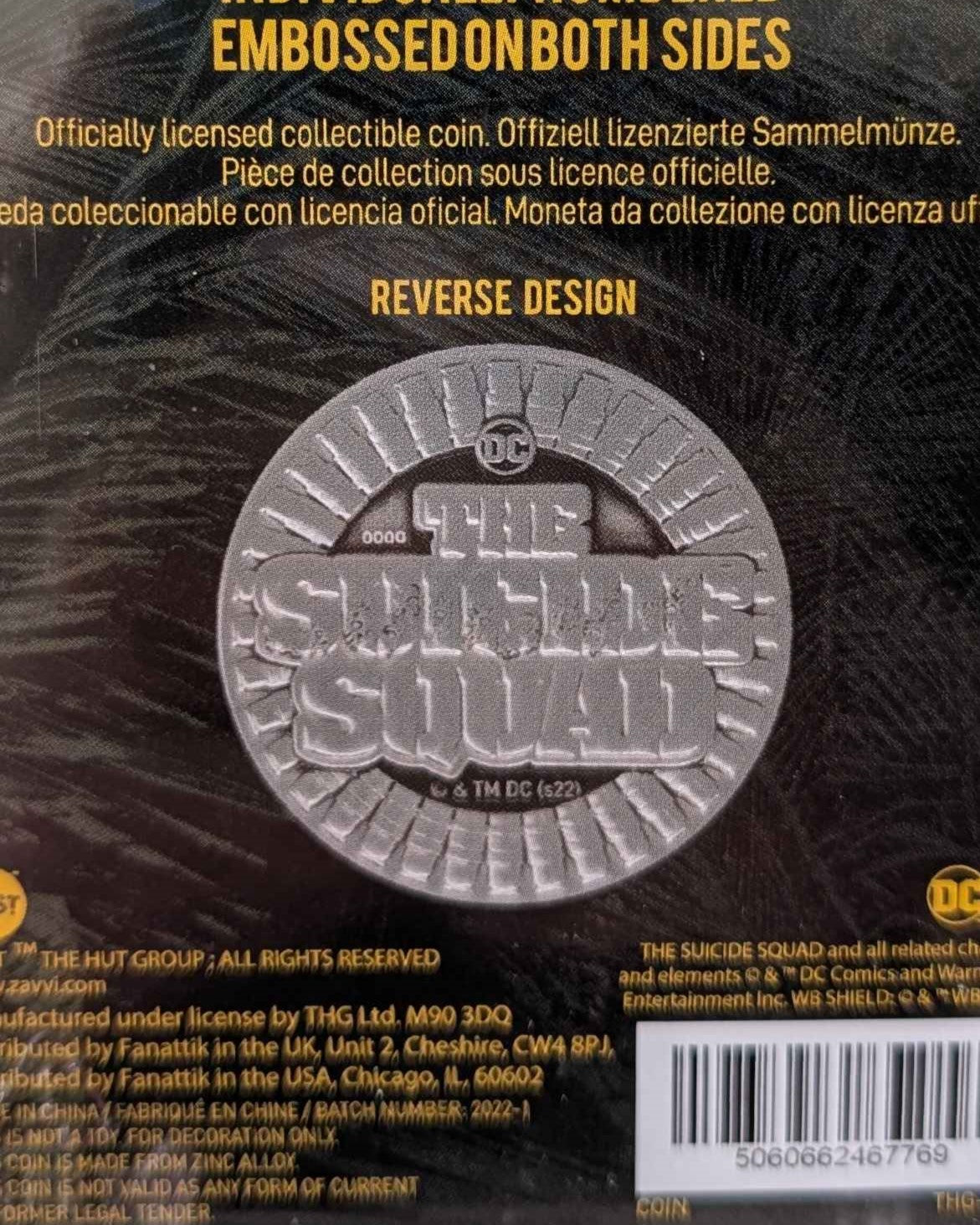 DC Movies : The Suicide Squad Limited Edition Collectible Coin