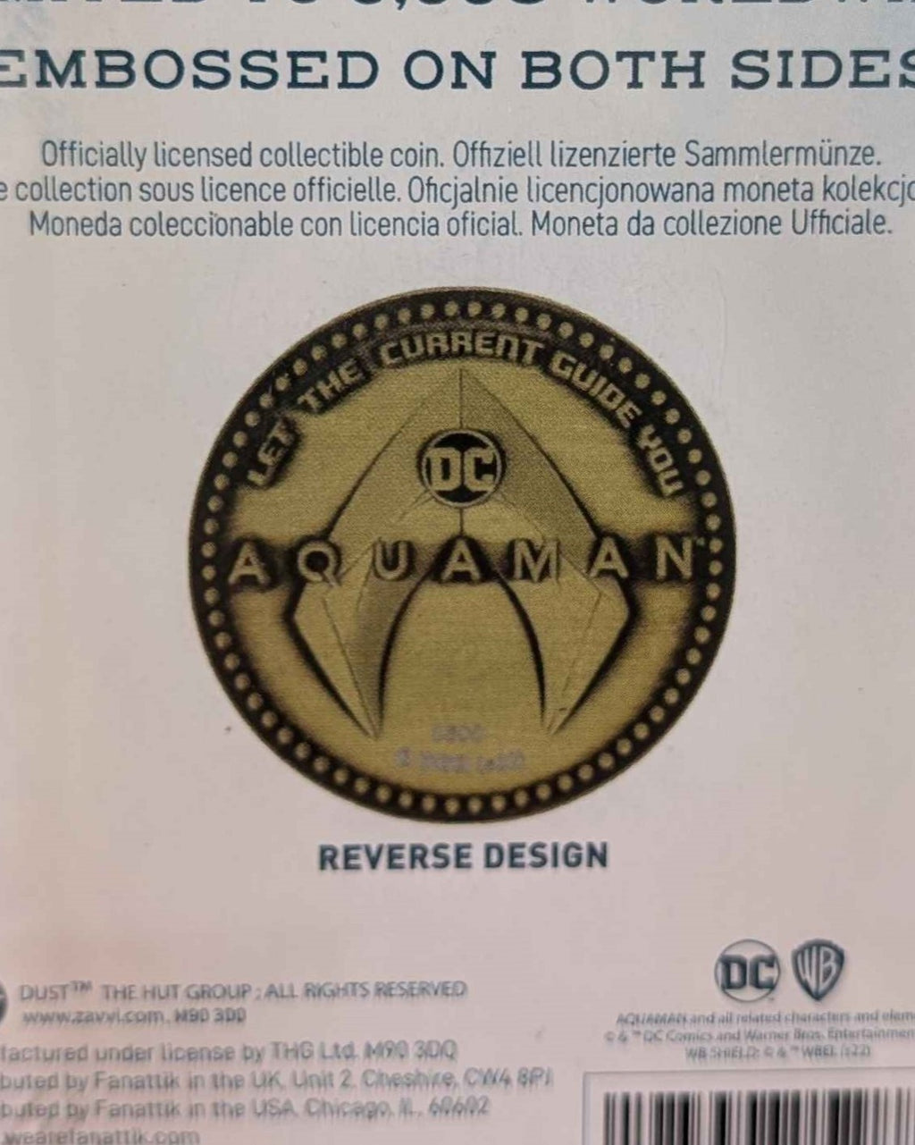 DC Movies : Aquaman Limited Edition Collectible Coin