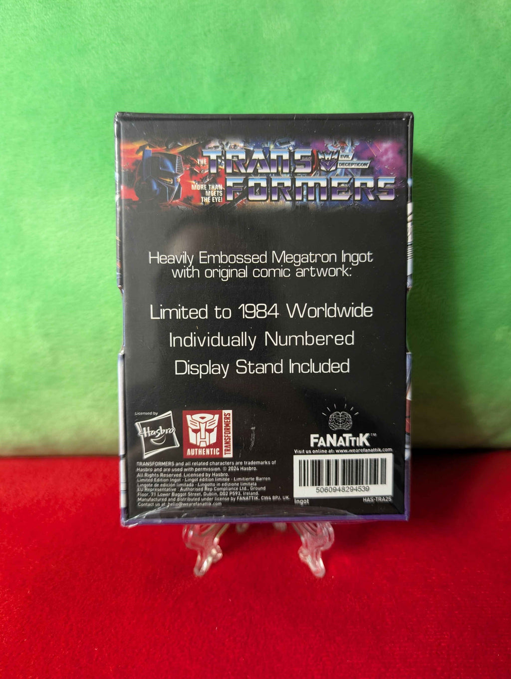 Transformers : 40th Anniversary Decepticons Limited Edition Collectible Ingot