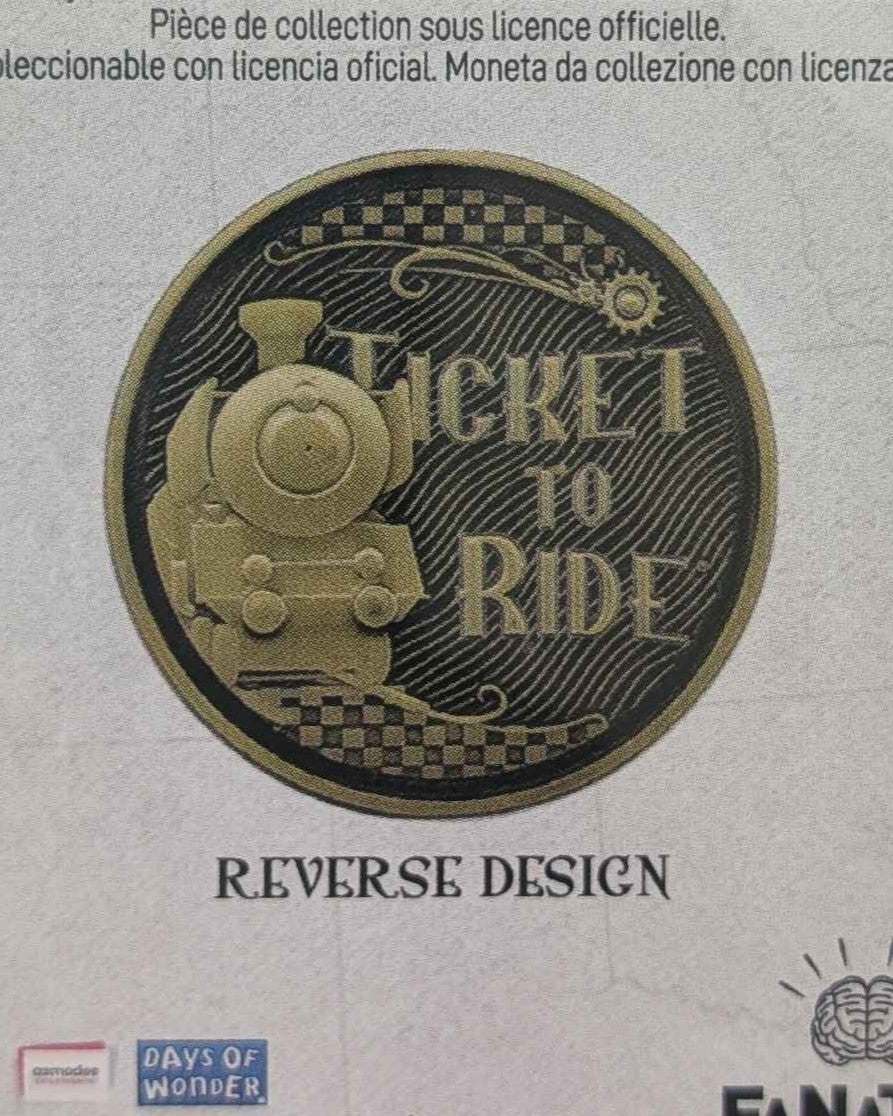 Ticket to Ride : Limited Edition Collectible Train Coin