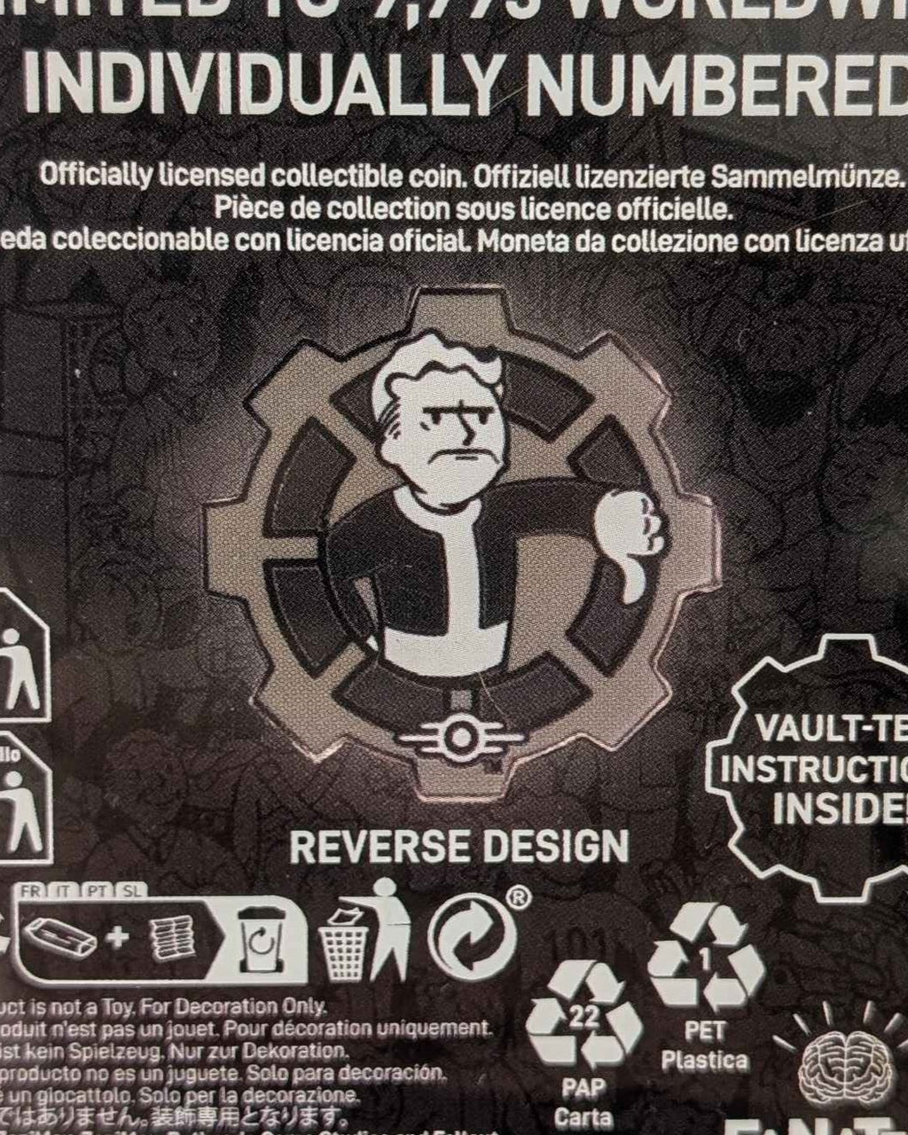 Fallout : Black & White Limited Edition Collectible Decision Flip Coin