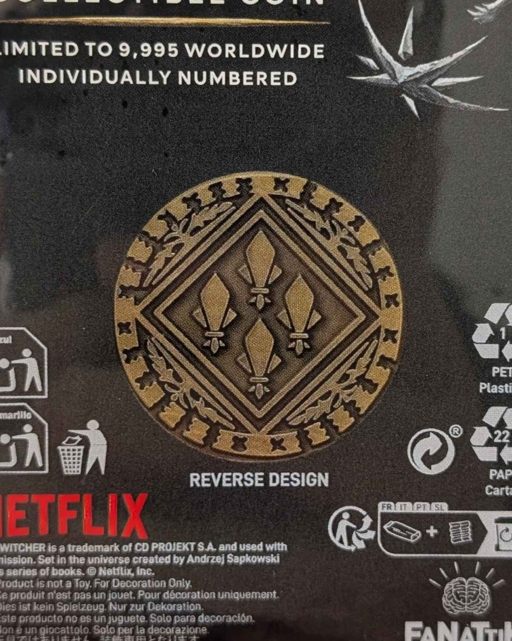 The Witcher : "Toss a Coin to Your Witcher" Limited Edition Collectible Coin