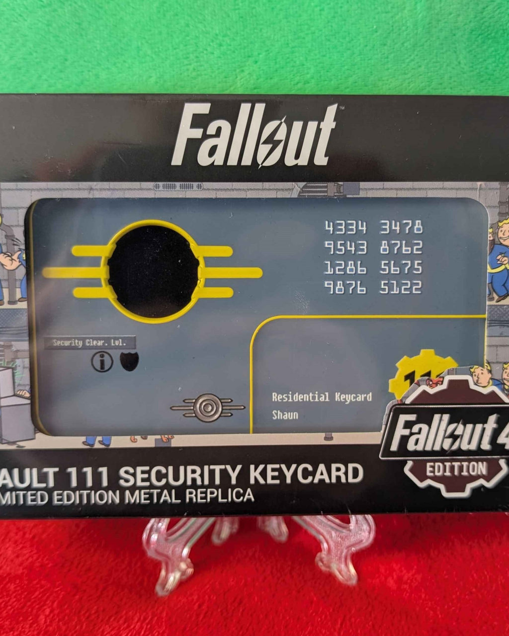 Fallout 4 : Vault 111 Limited Edition Collectible Security Keycard Replica