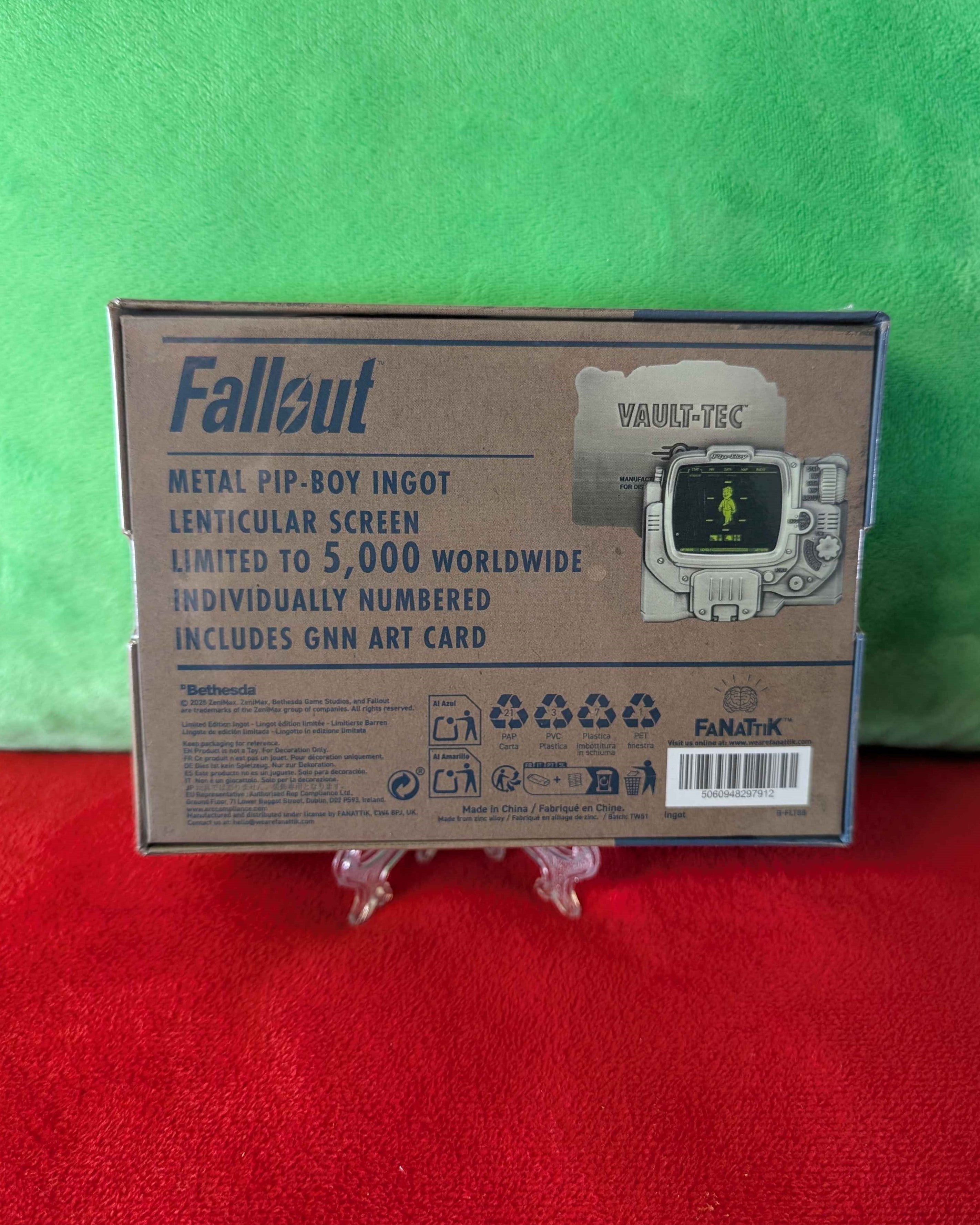 Fallout : Pip-Boy Limited Edition Moving Lenticular Collectible Ingot