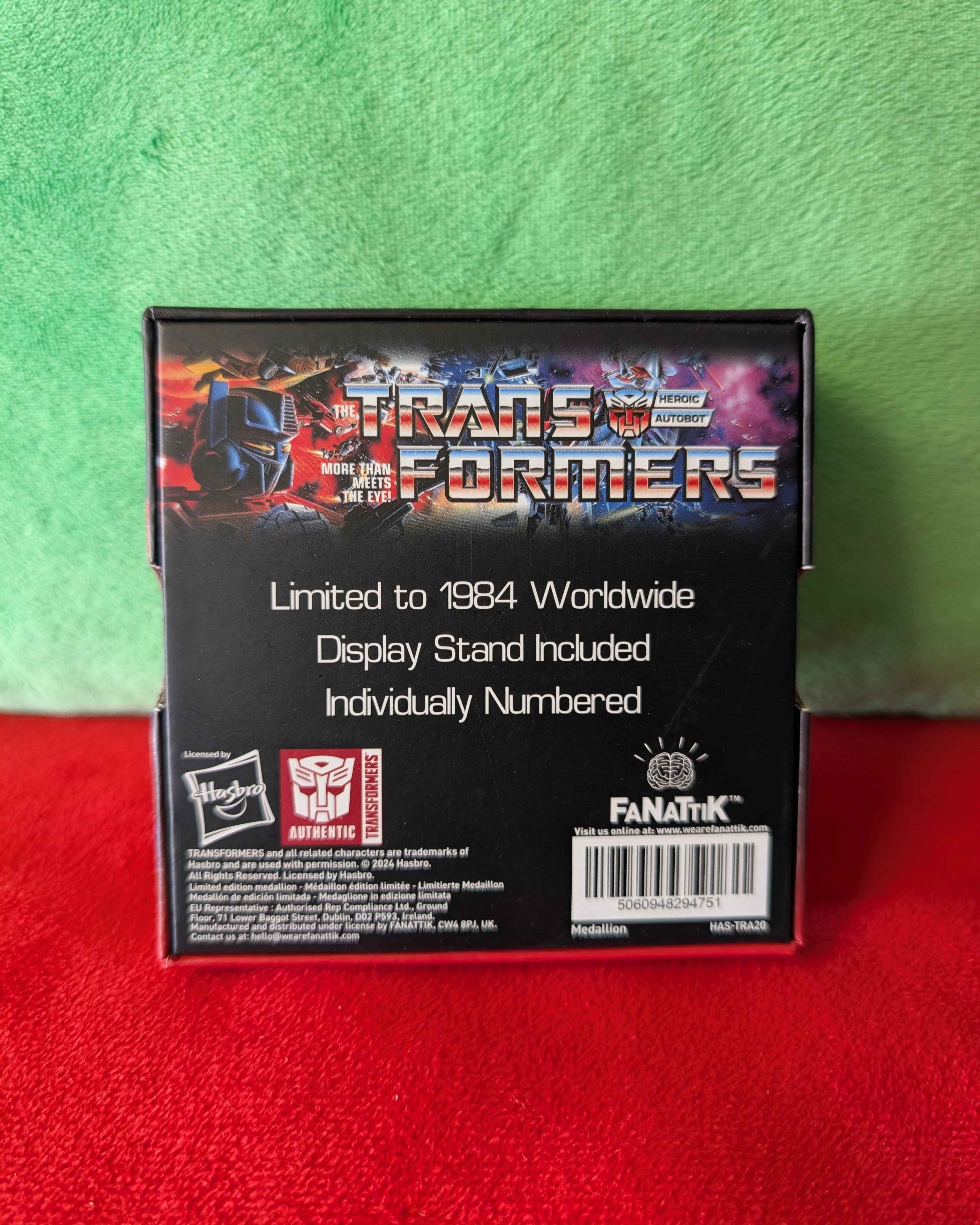 Transformers : 40th Anniversary Limited Edition Collectible Autobot Medallion