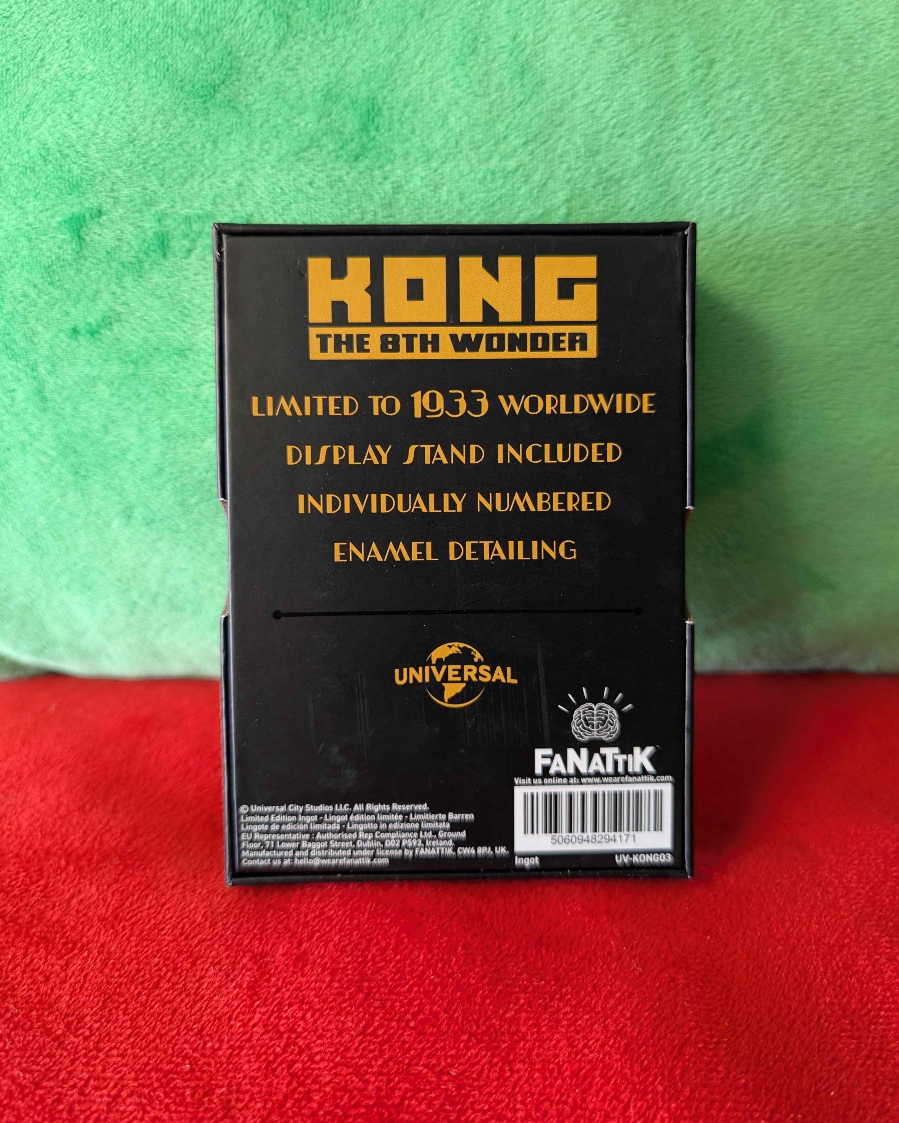 King Kong : The 8th Wonder Limited Edition Collectible Metal Ingot