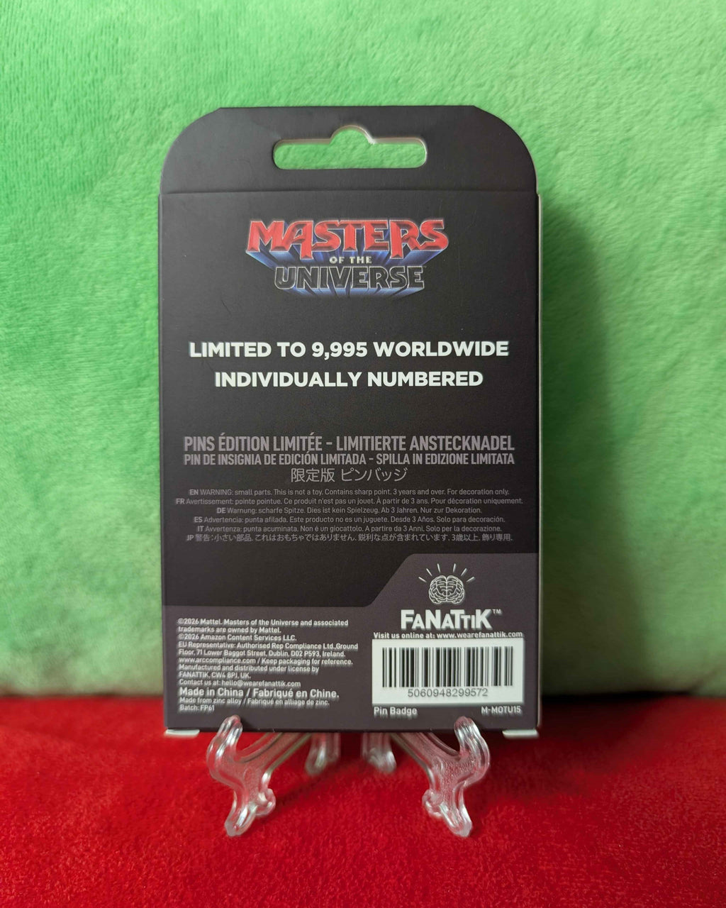 Masters of the Universe 2026 : Limited Edition Collectible He-Man Pin Badge