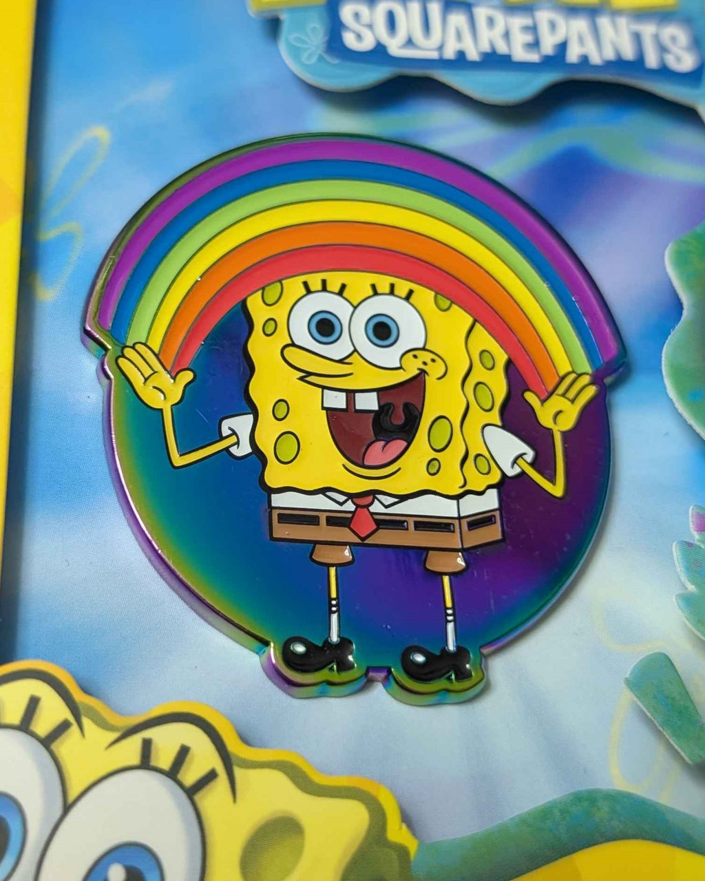 SpongeBob SquarePants : Limited Edition Collectible Rainbow Pin Badge