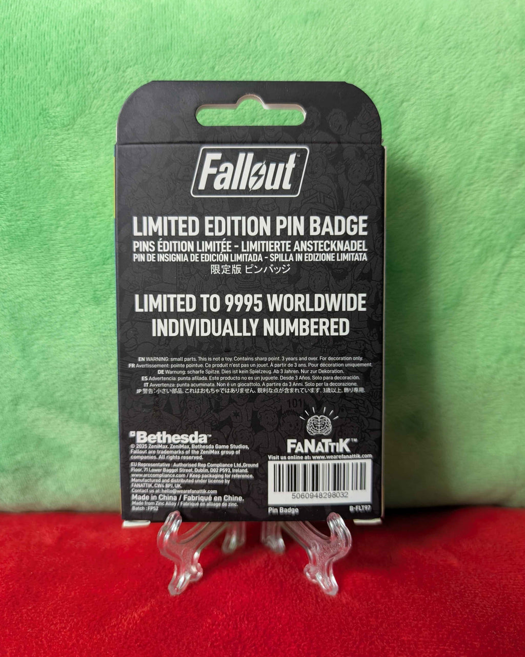 Fallout : Limited Edition Charisma Boy Collectible Pin Badge