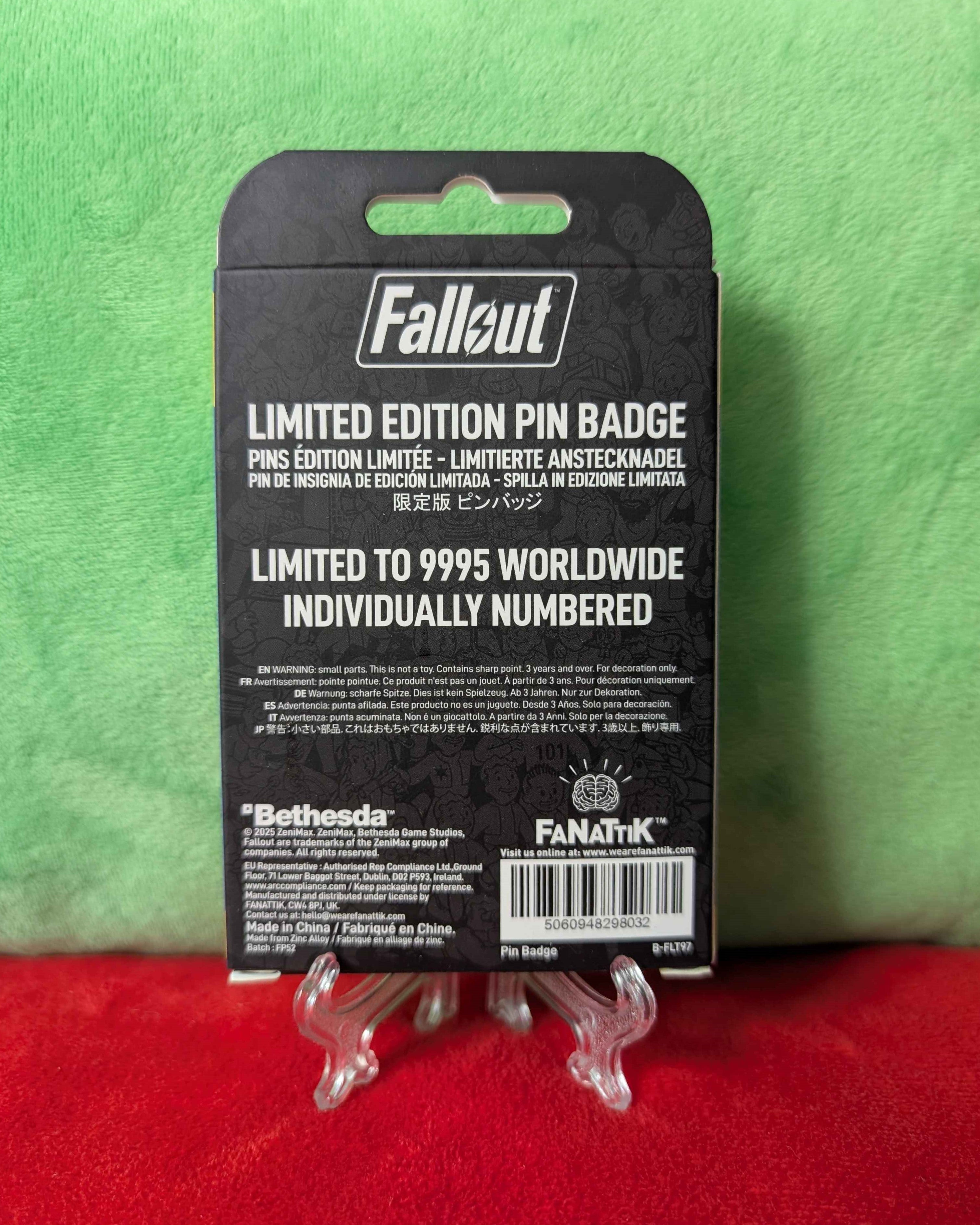 Fallout : Limited Edition Charisma Boy Collectible Pin Badge