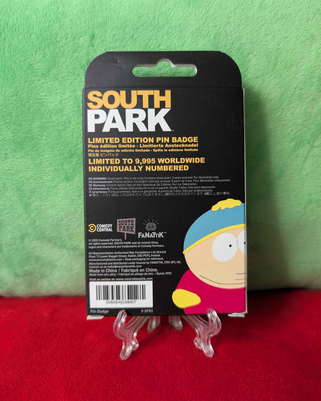 South Park : Cartman Police Limited Edition Collectible Pin Badge