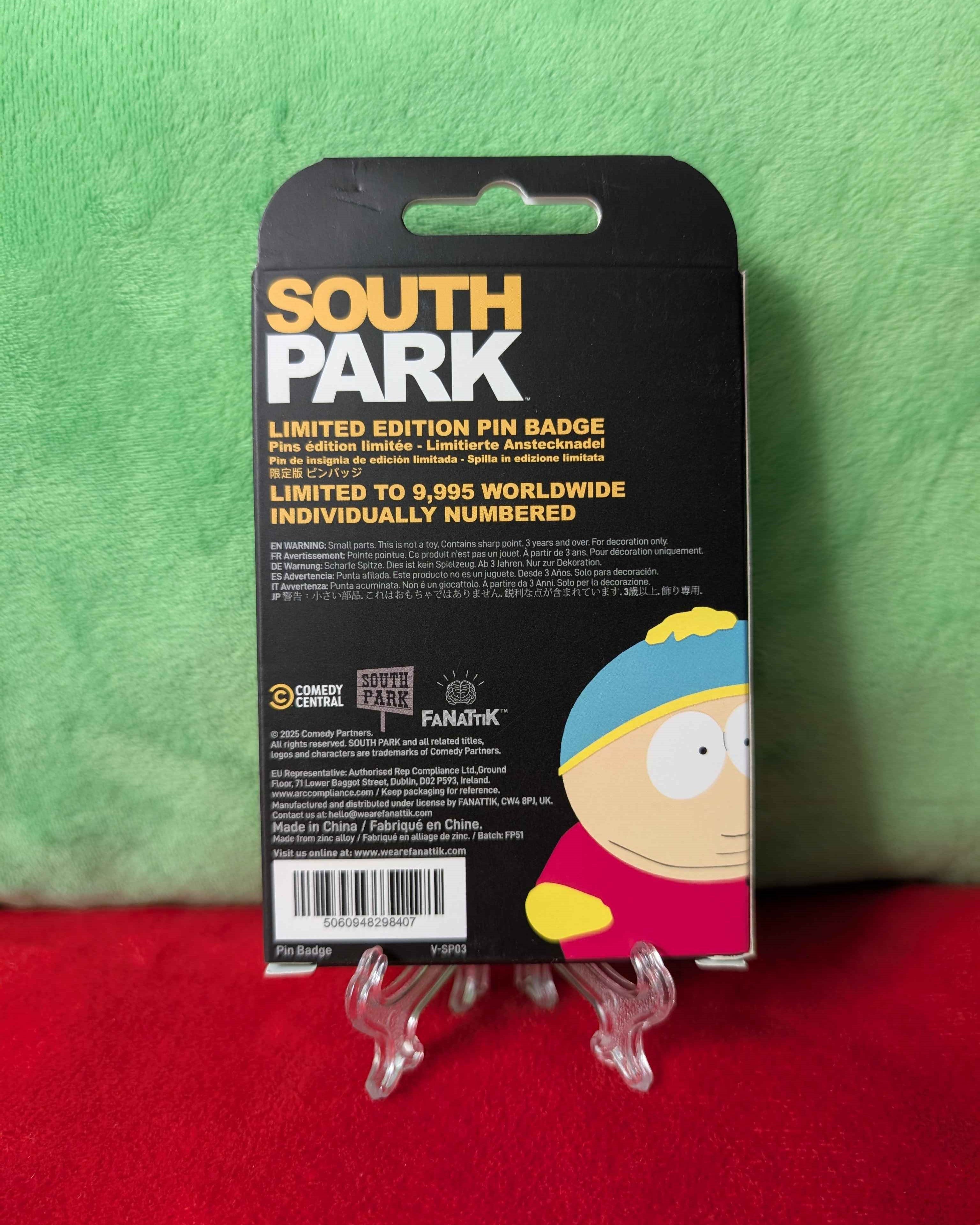 South Park : Cartman Police Limited Edition Collectible Pin Badge