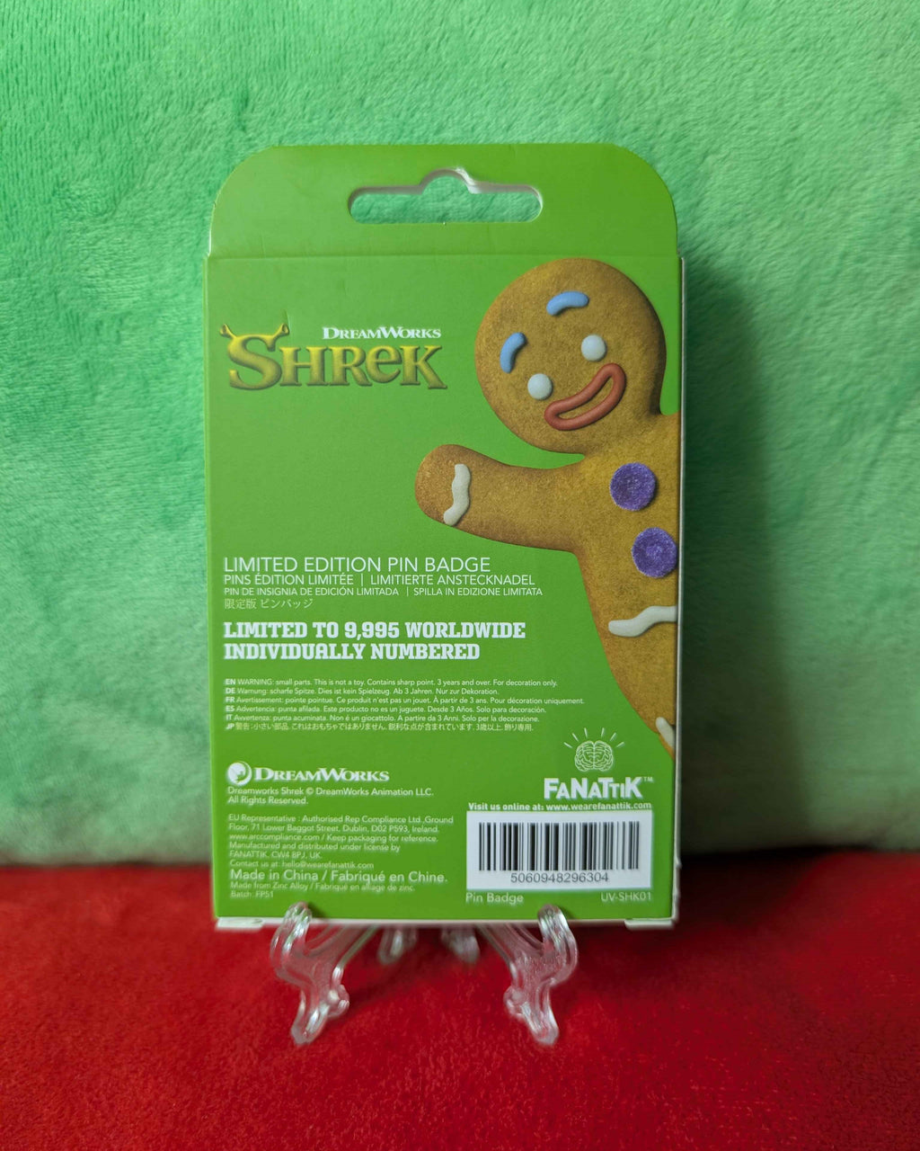 Shrek : Beware Ogre Limited Edition Collectible Pin Badge