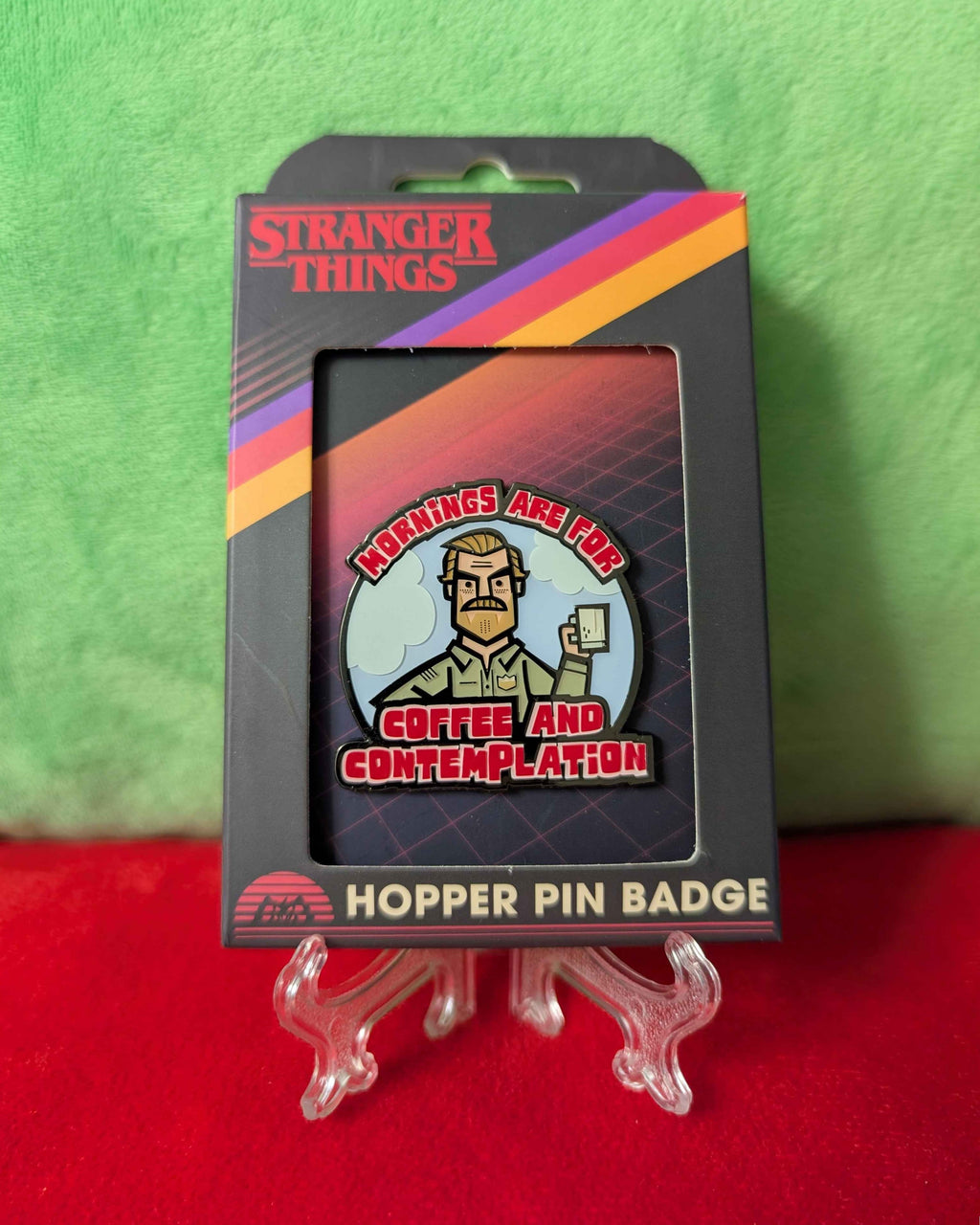 Stranger Things : Hopper Limited Edition Collectible Pin Badge
