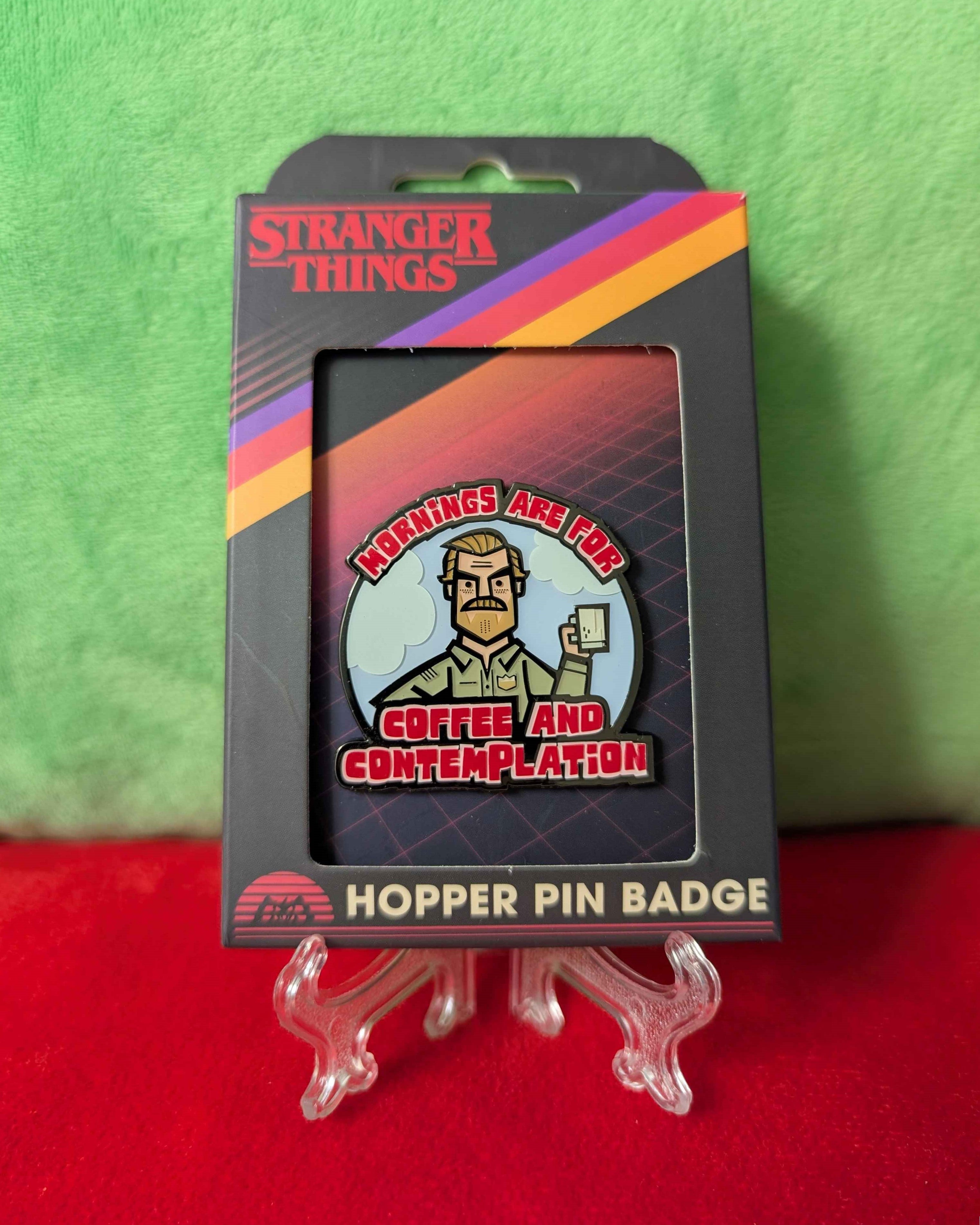 Stranger Things : Hopper Limited Edition Collectible Pin Badge
