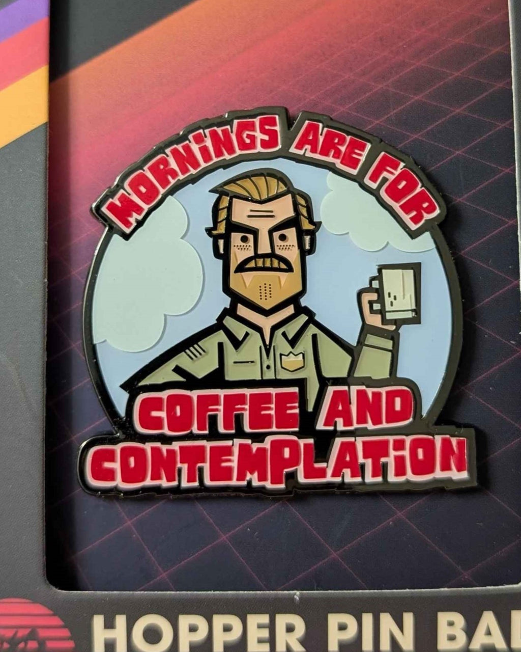 Stranger Things : Hopper Limited Edition Collectible Pin Badge