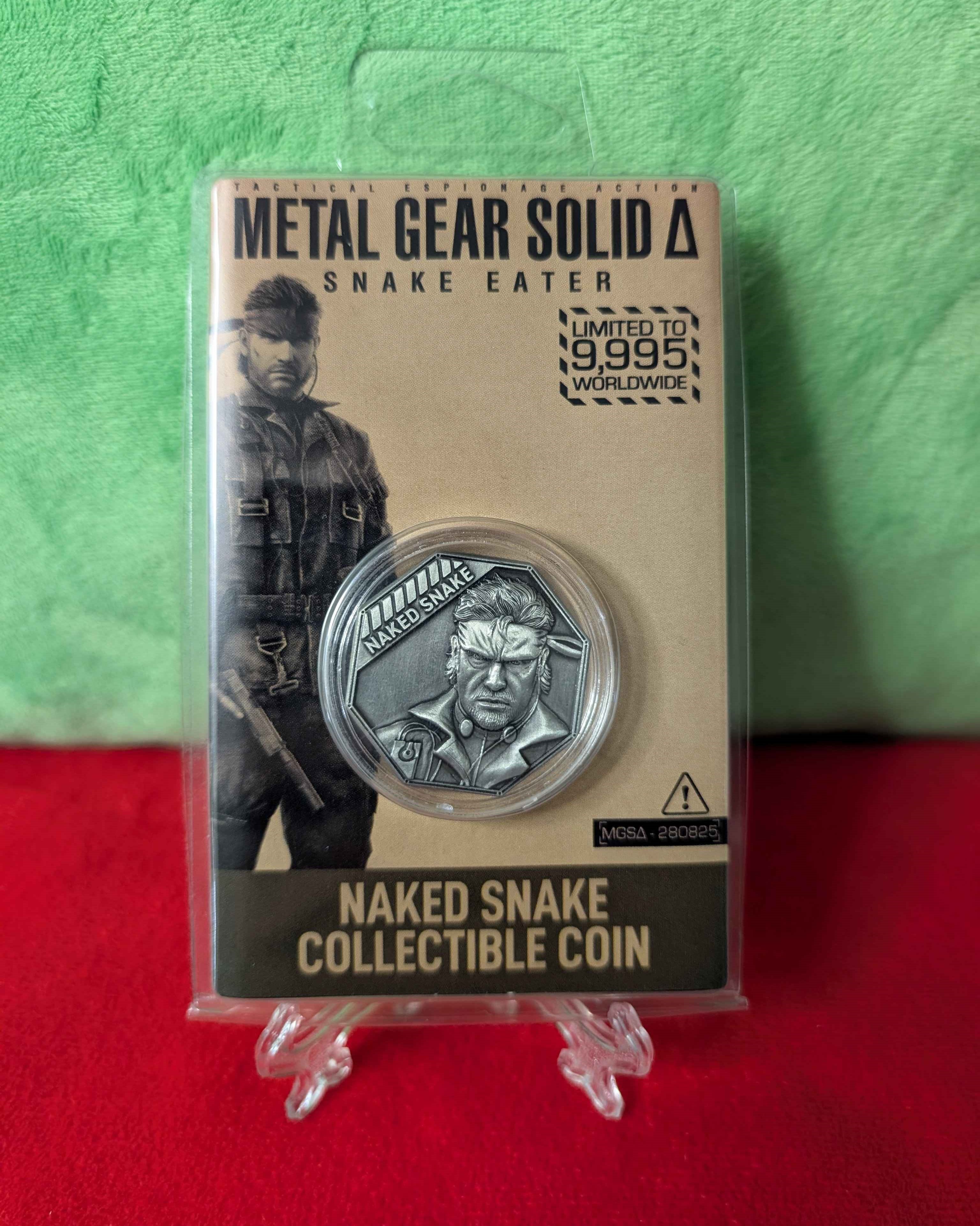 Metal Gear Solid : Delta Limited Edition Collectible Naked Snake Coin