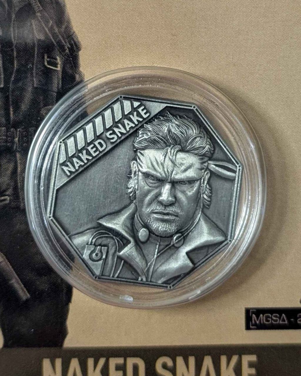 Metal Gear Solid : Delta Limited Edition Collectible Naked Snake Coin