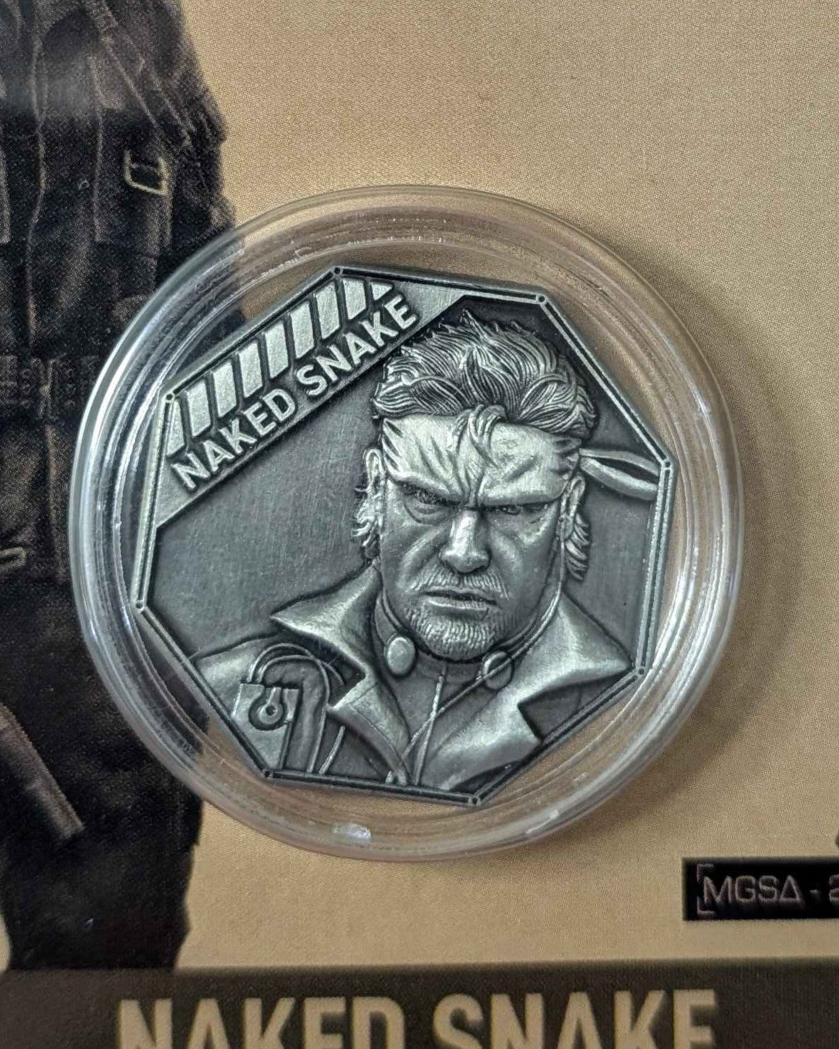 Metal Gear Solid : Delta Limited Edition Collectible Naked Snake Coin