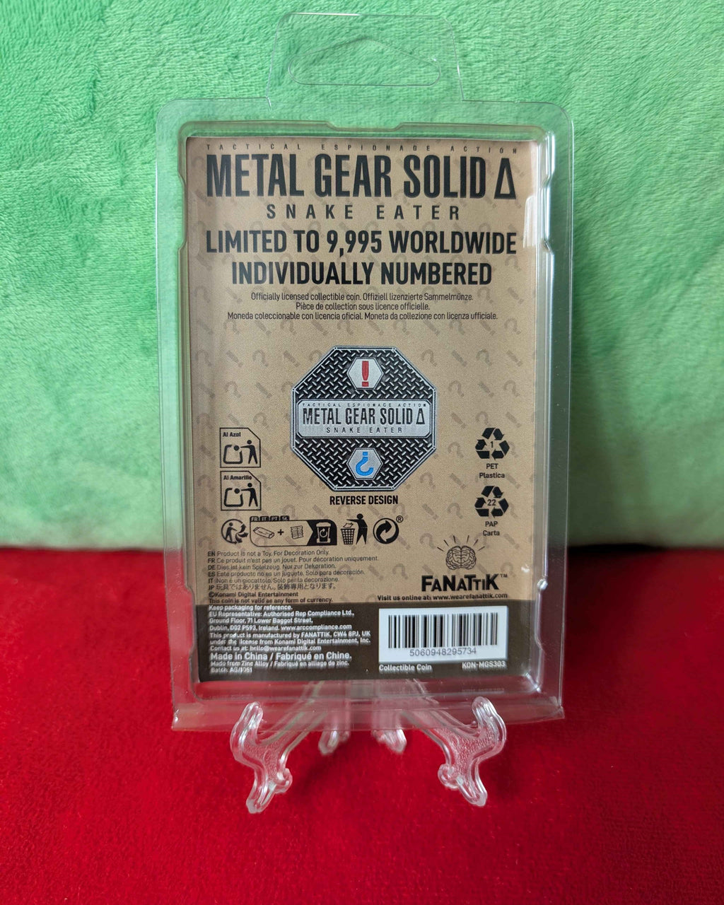 Metal Gear Solid : Delta Limited Edition Collectible Naked Snake Coin