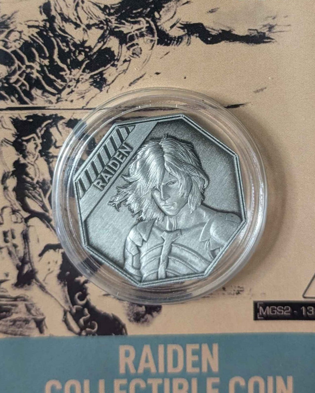 Metal Gear Solid 2 : Limited Edition Collectible Raiden Coin
