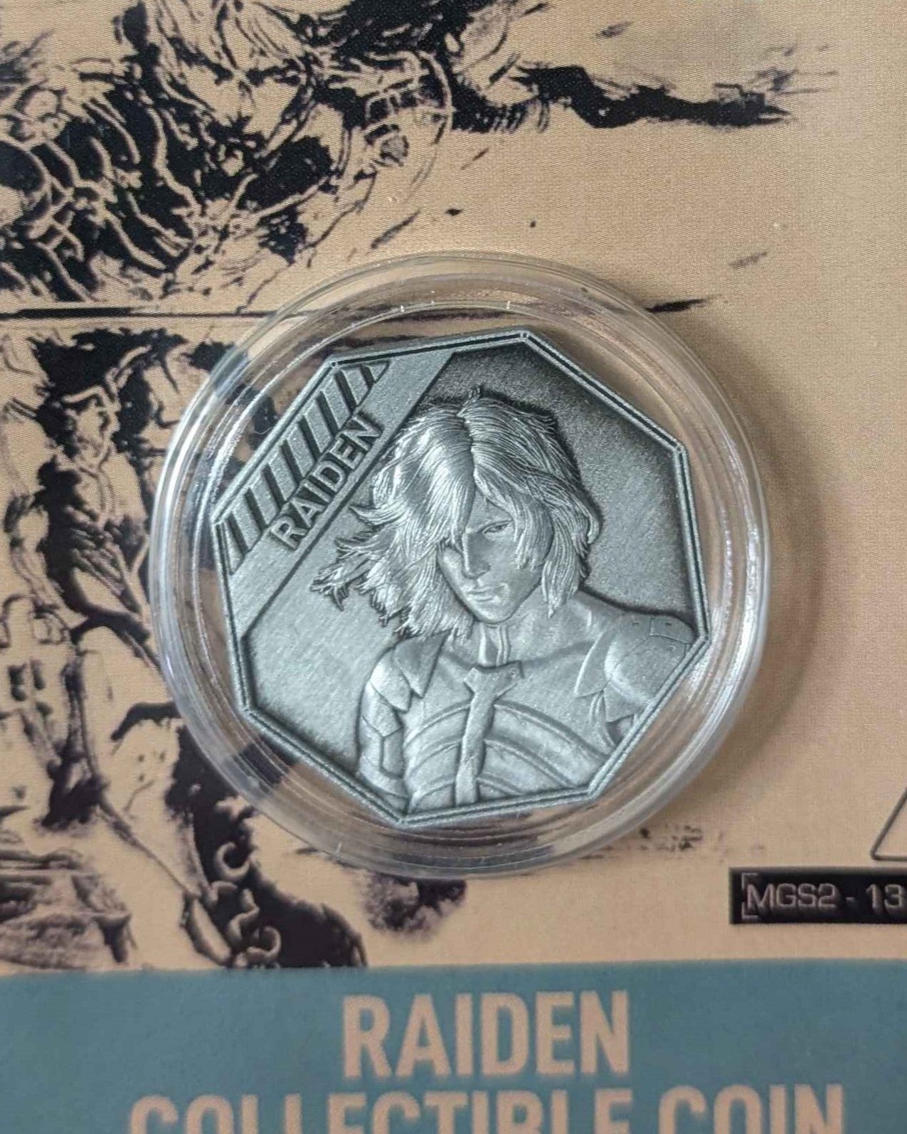 Metal Gear Solid 2 : Limited Edition Collectible Raiden Coin