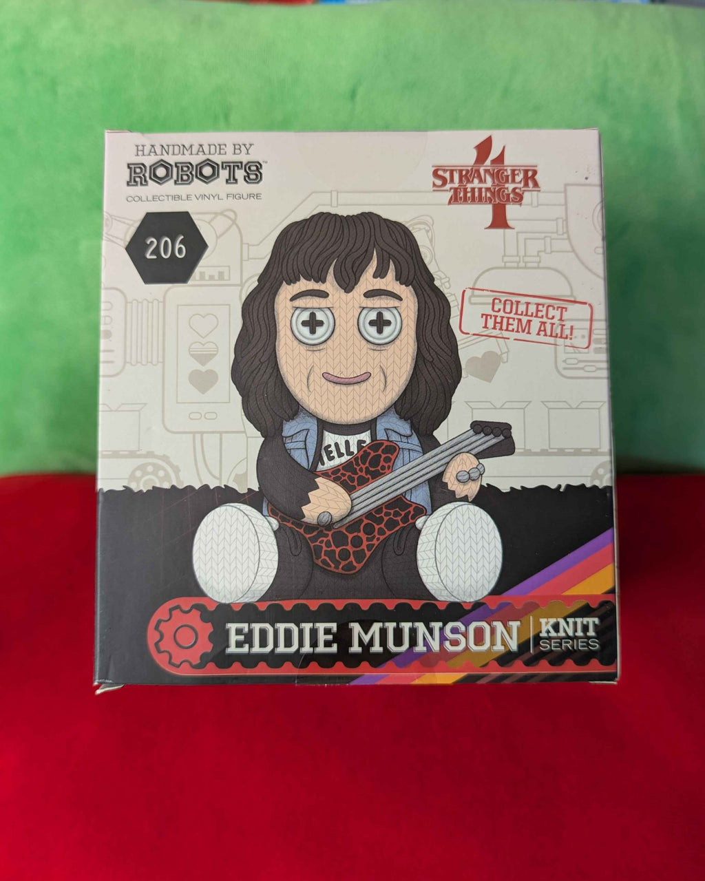 Stranger Things : Eddie Munson Handmade By Robots Collectible Vinyl Figure